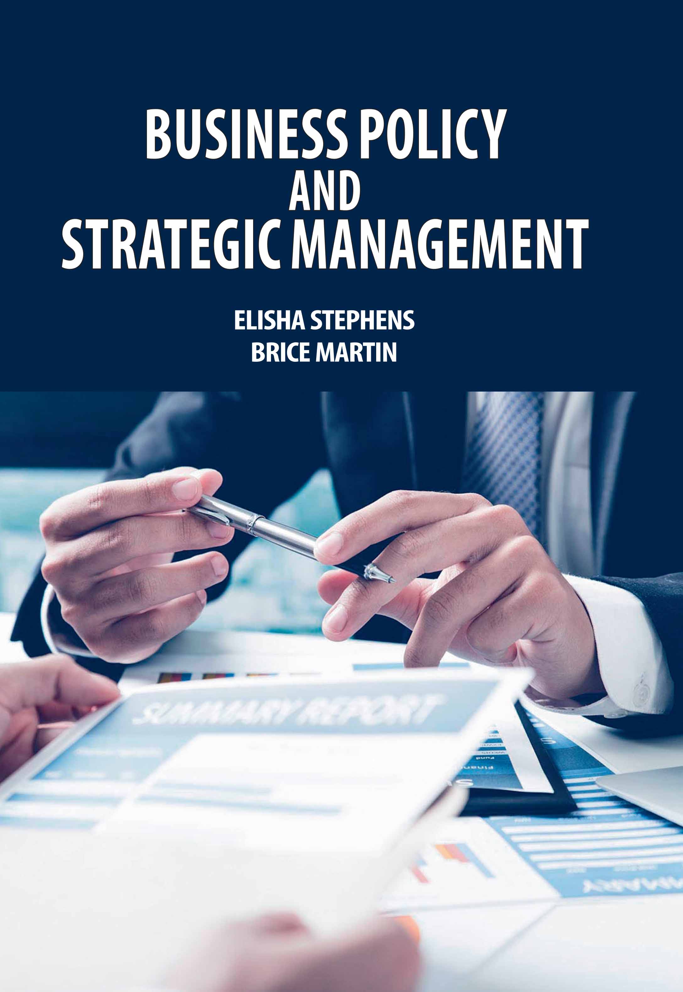 Business Policy and Strategic Management