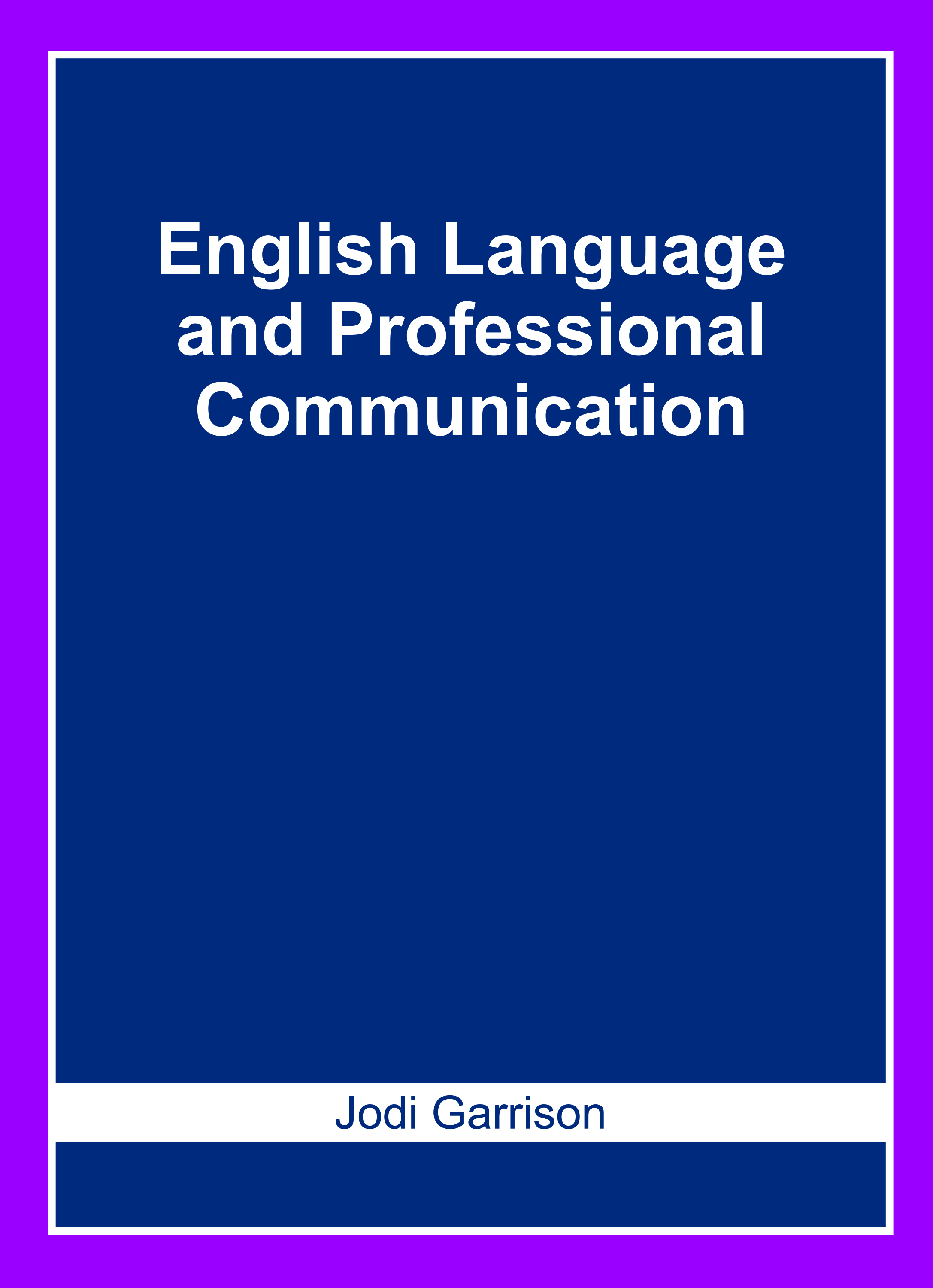 English Language and Professional Communication