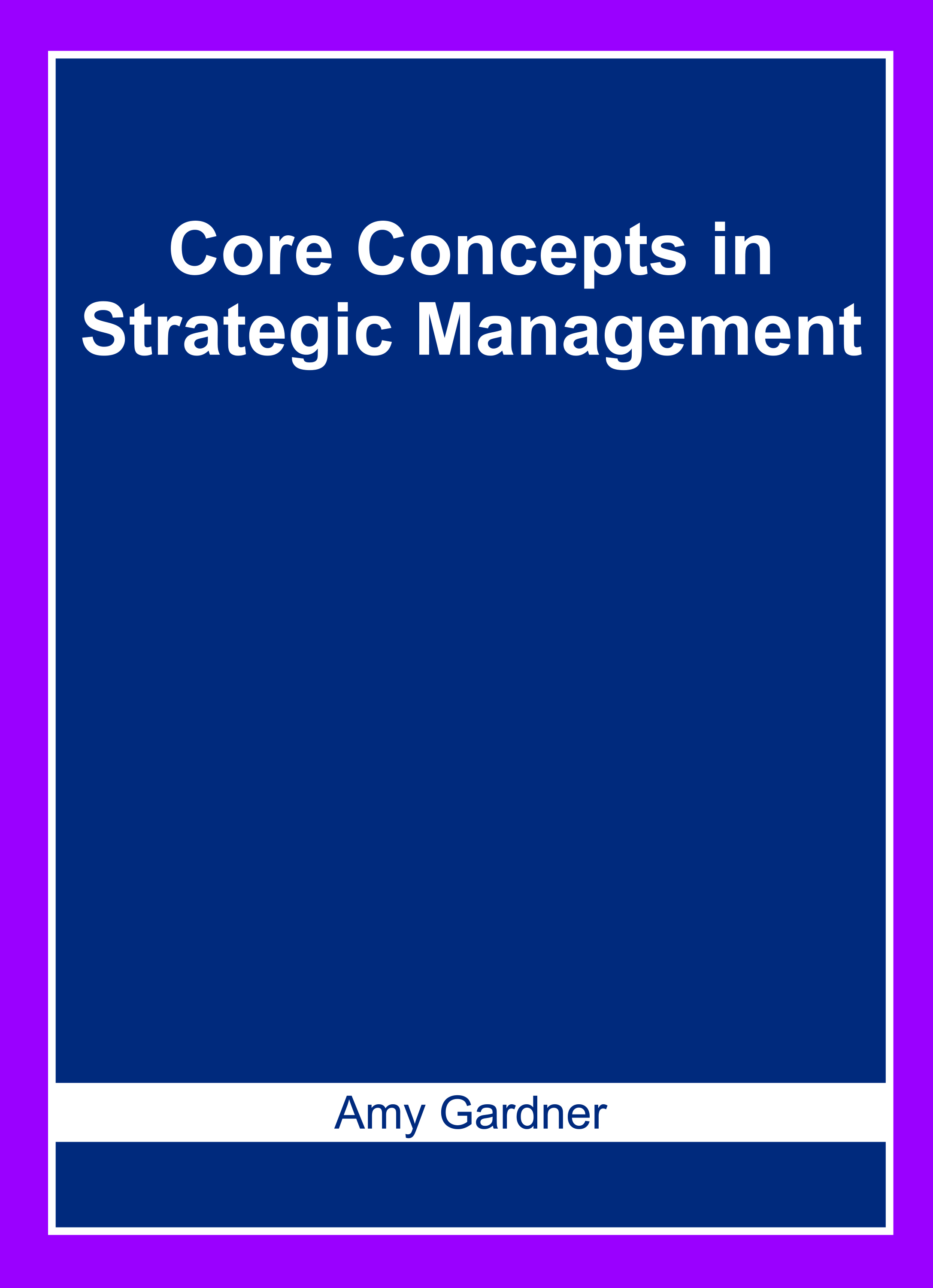 Core Concepts in Strategic Management