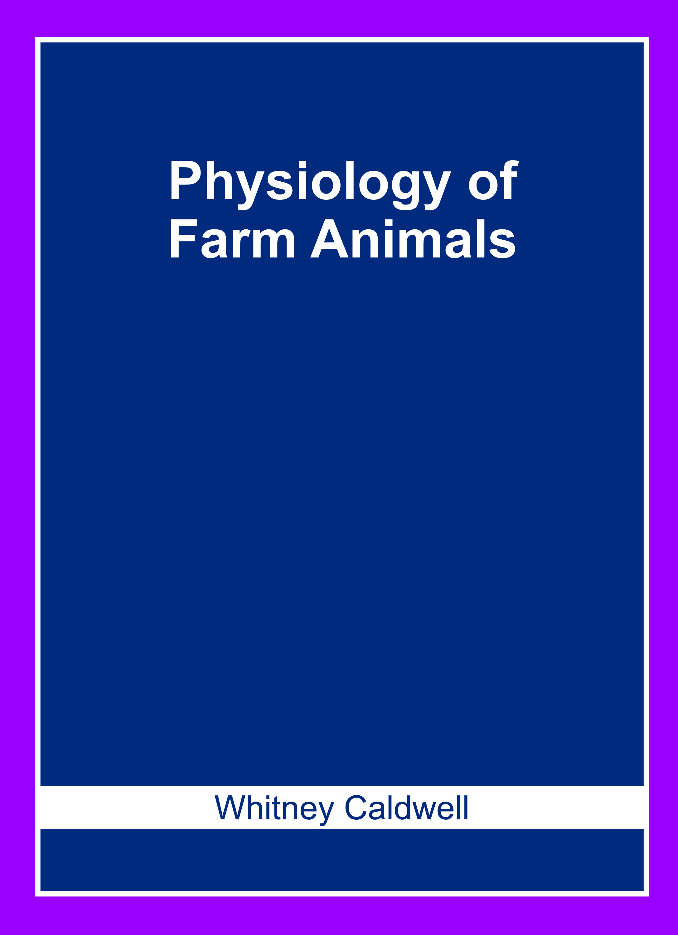 Physiology of Farm Animals