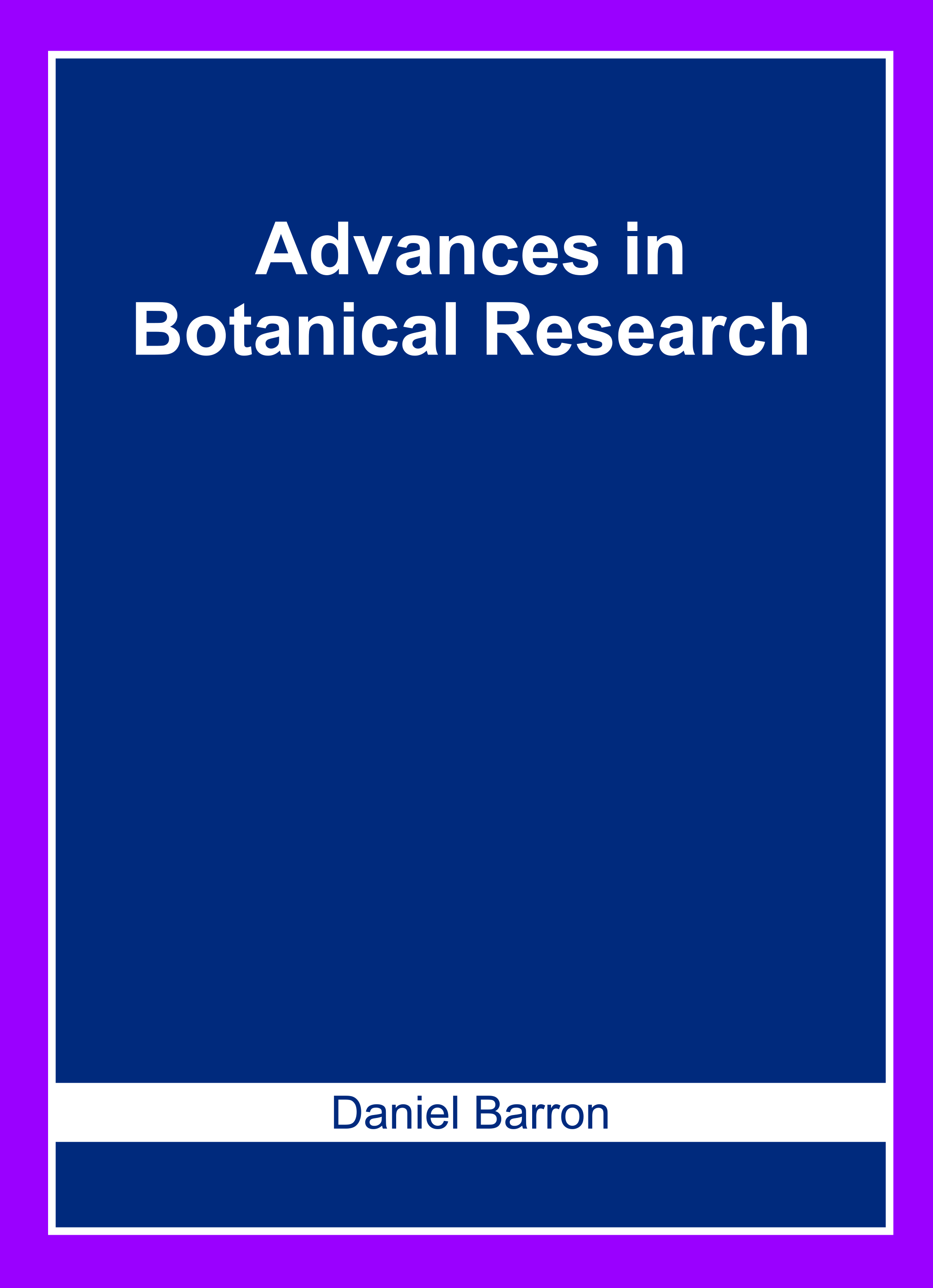 Advances in Botanical Research