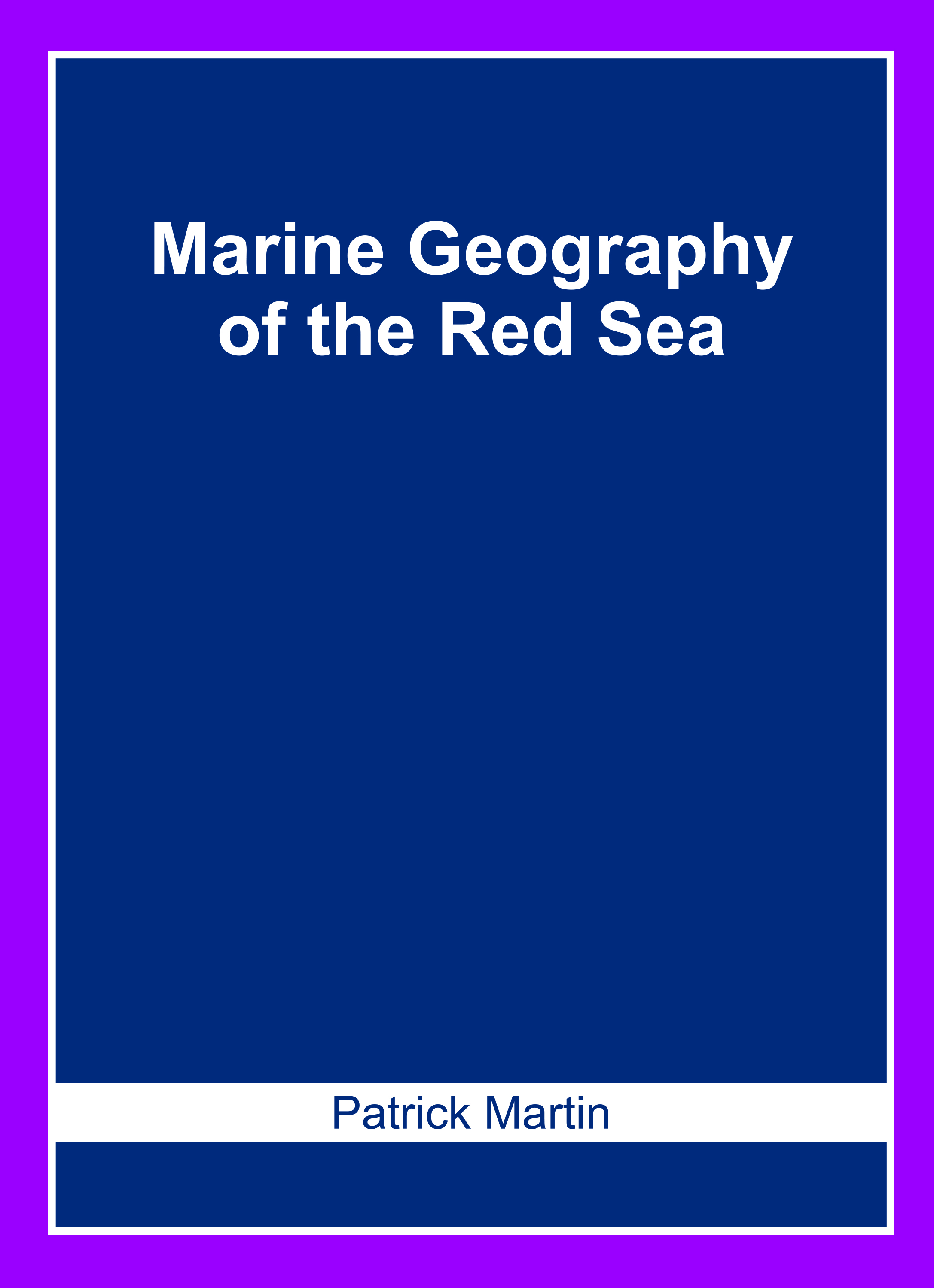 Marine Geography of The Red Sea
