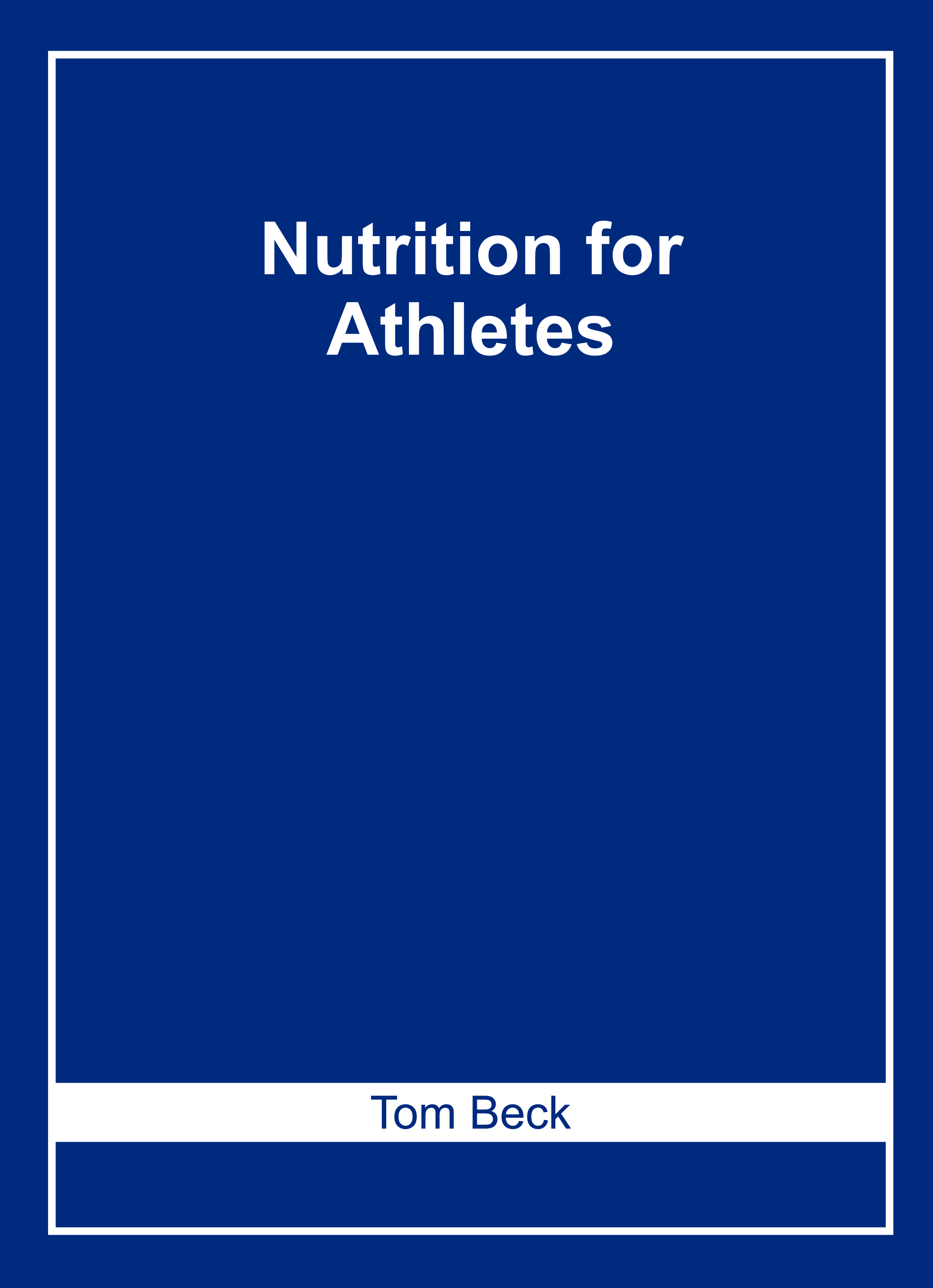 Nutrition for Athletes