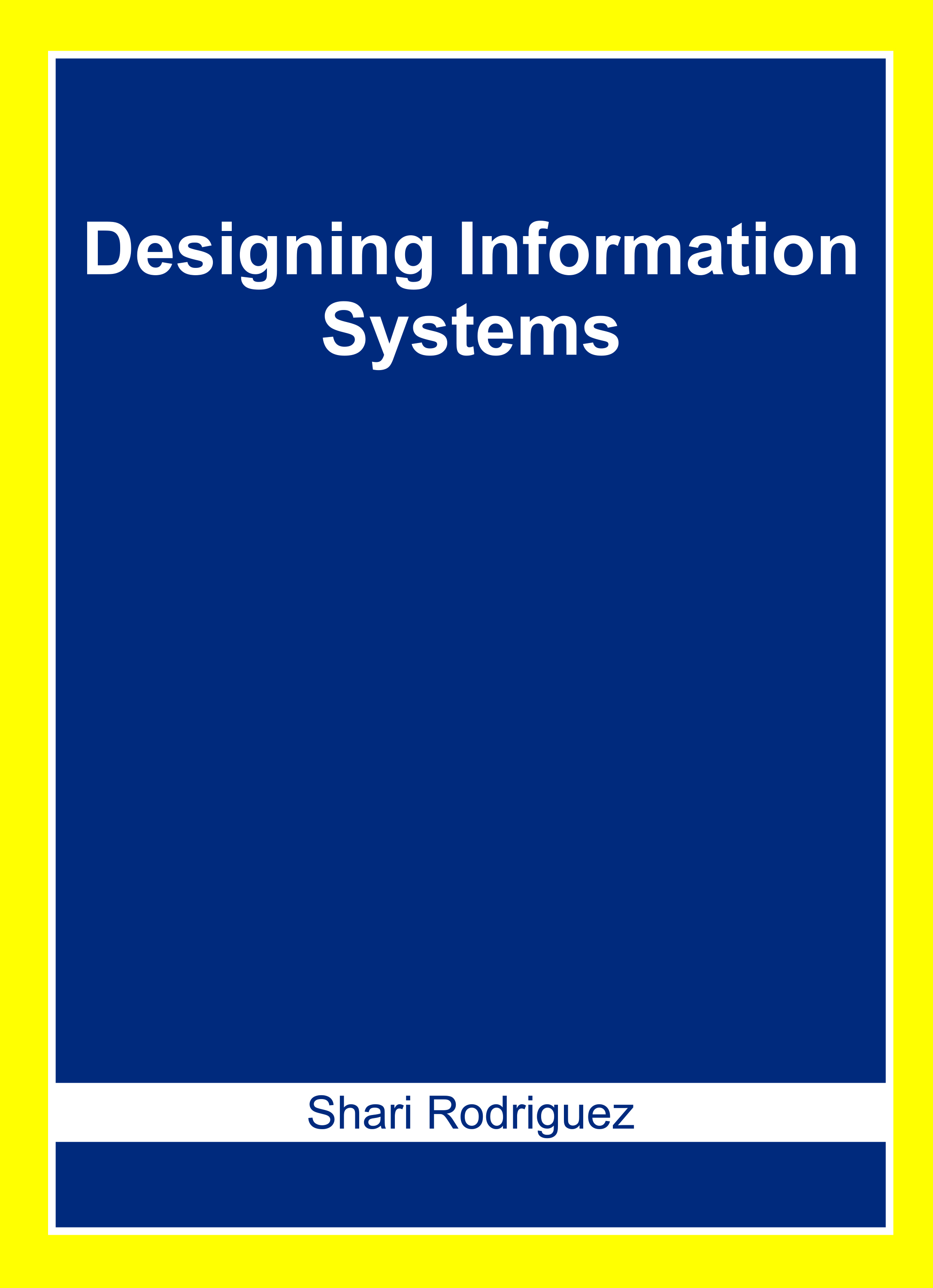 Designing Information Systems