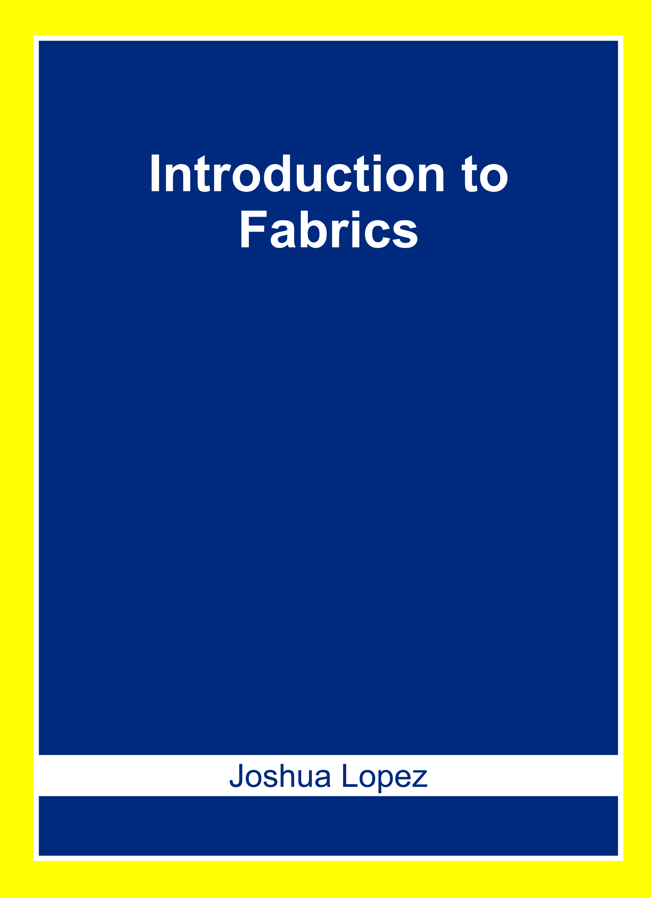 Introduction to Fabrics