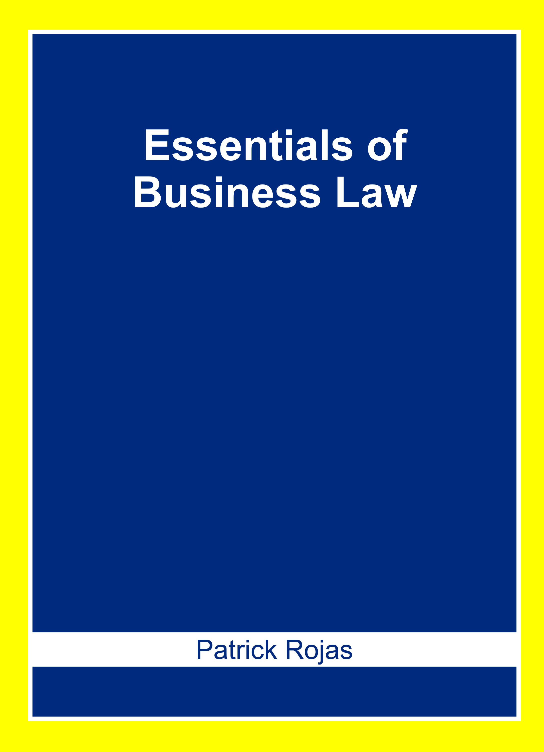 Essentials of Business Law