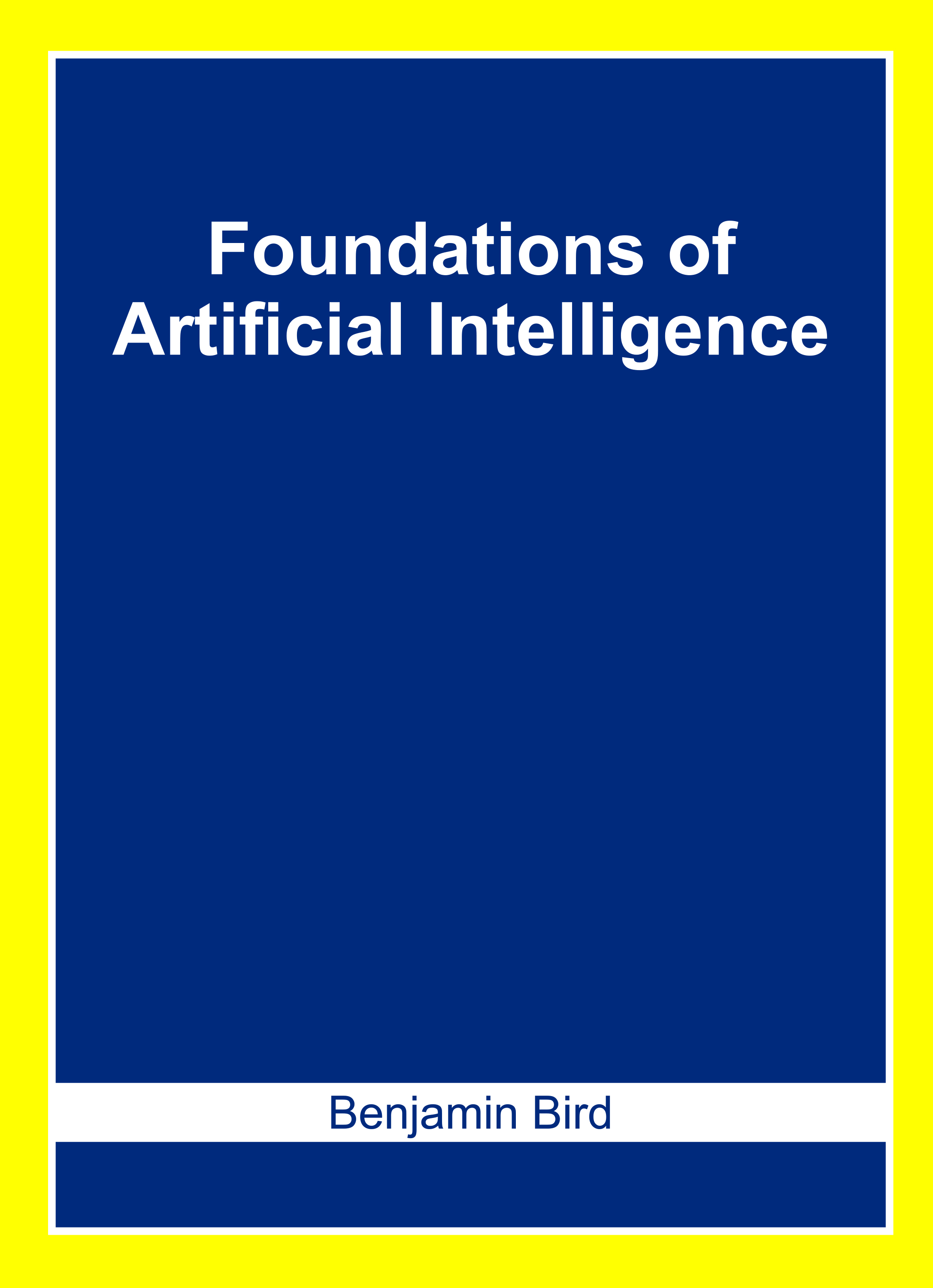 Foundations of Artificial Intelligence