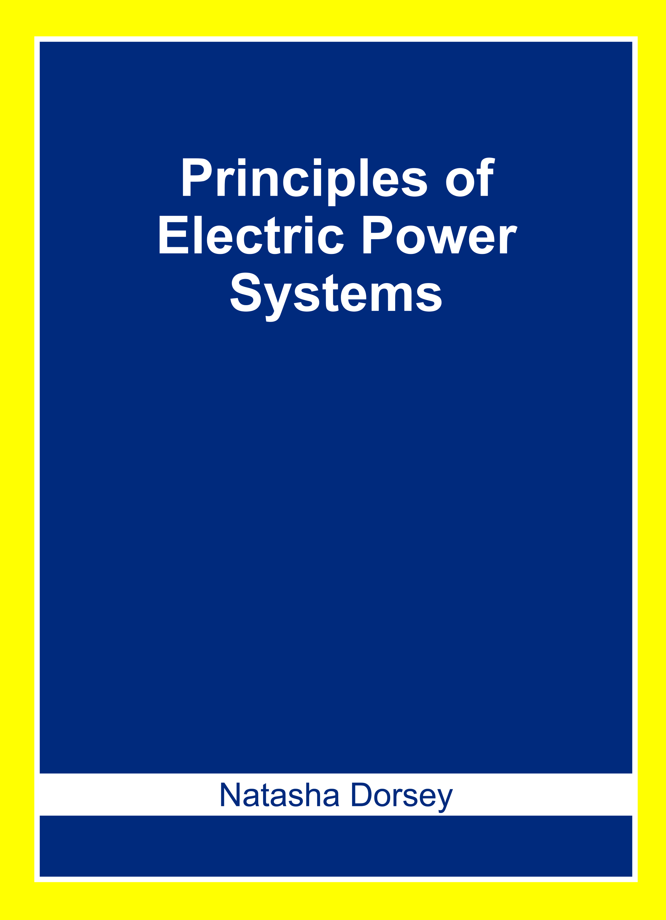 Principles of Electric Power Systems