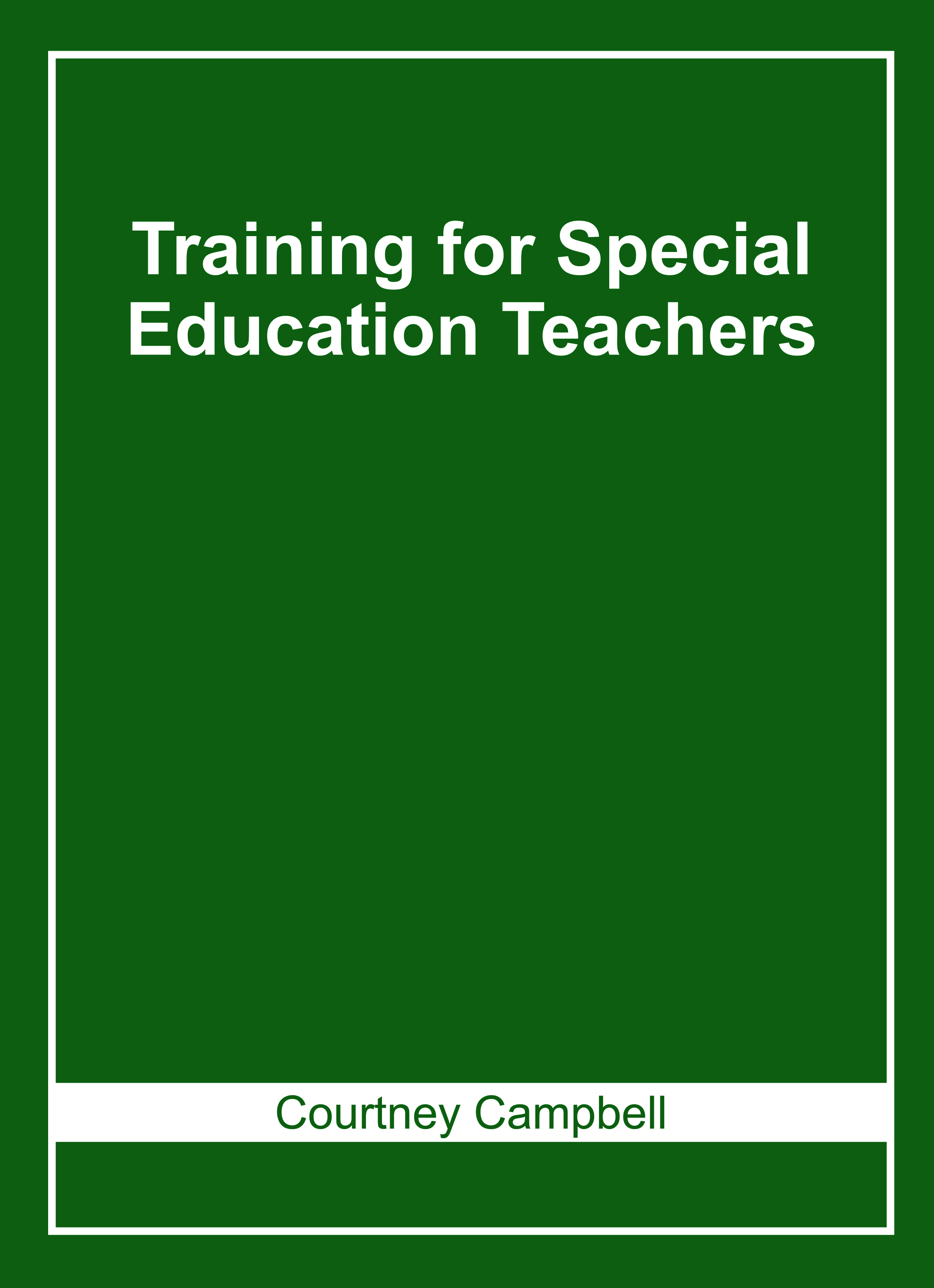 Training for Special Education Teachers