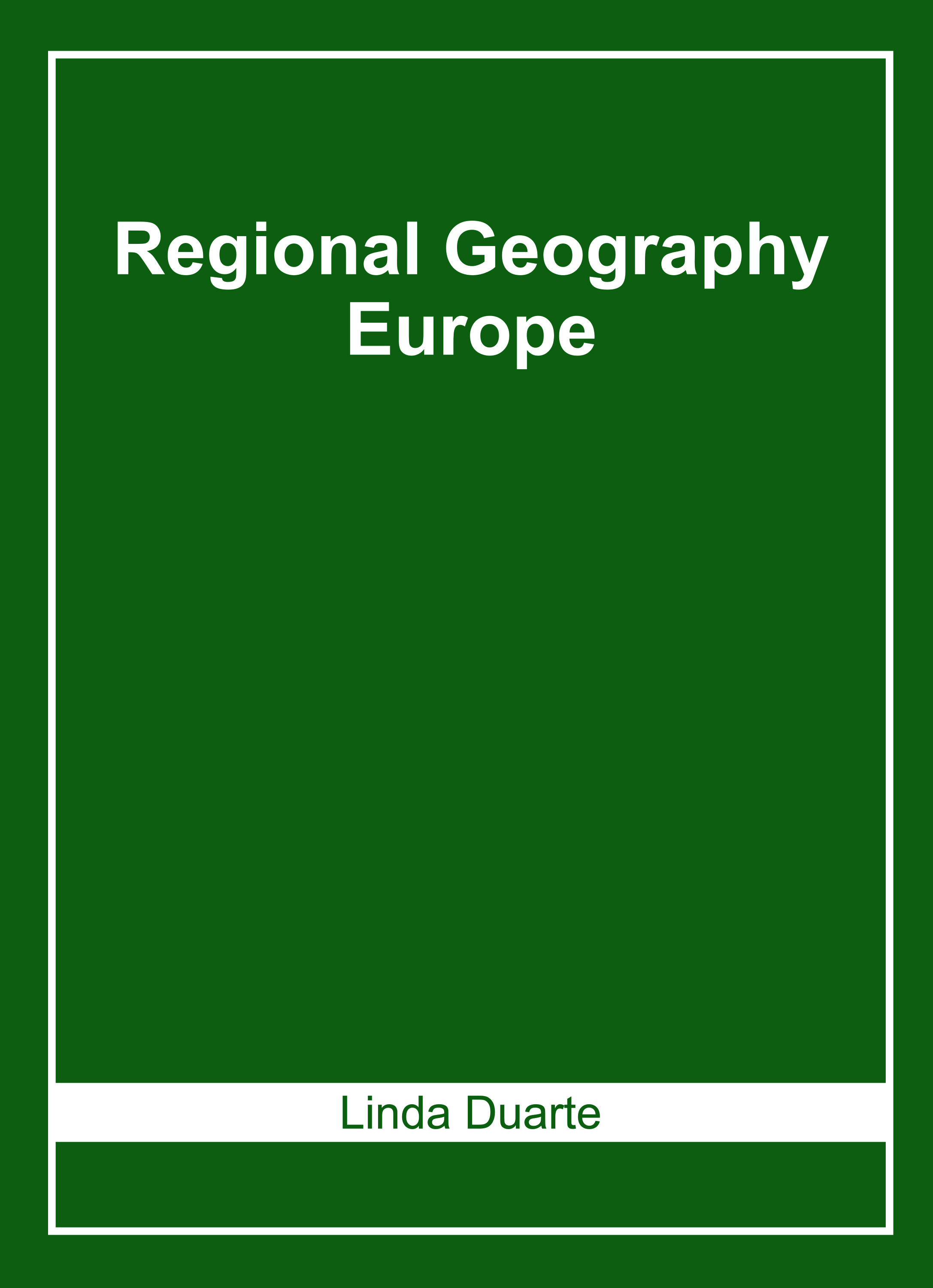 Regional Geography: Europe