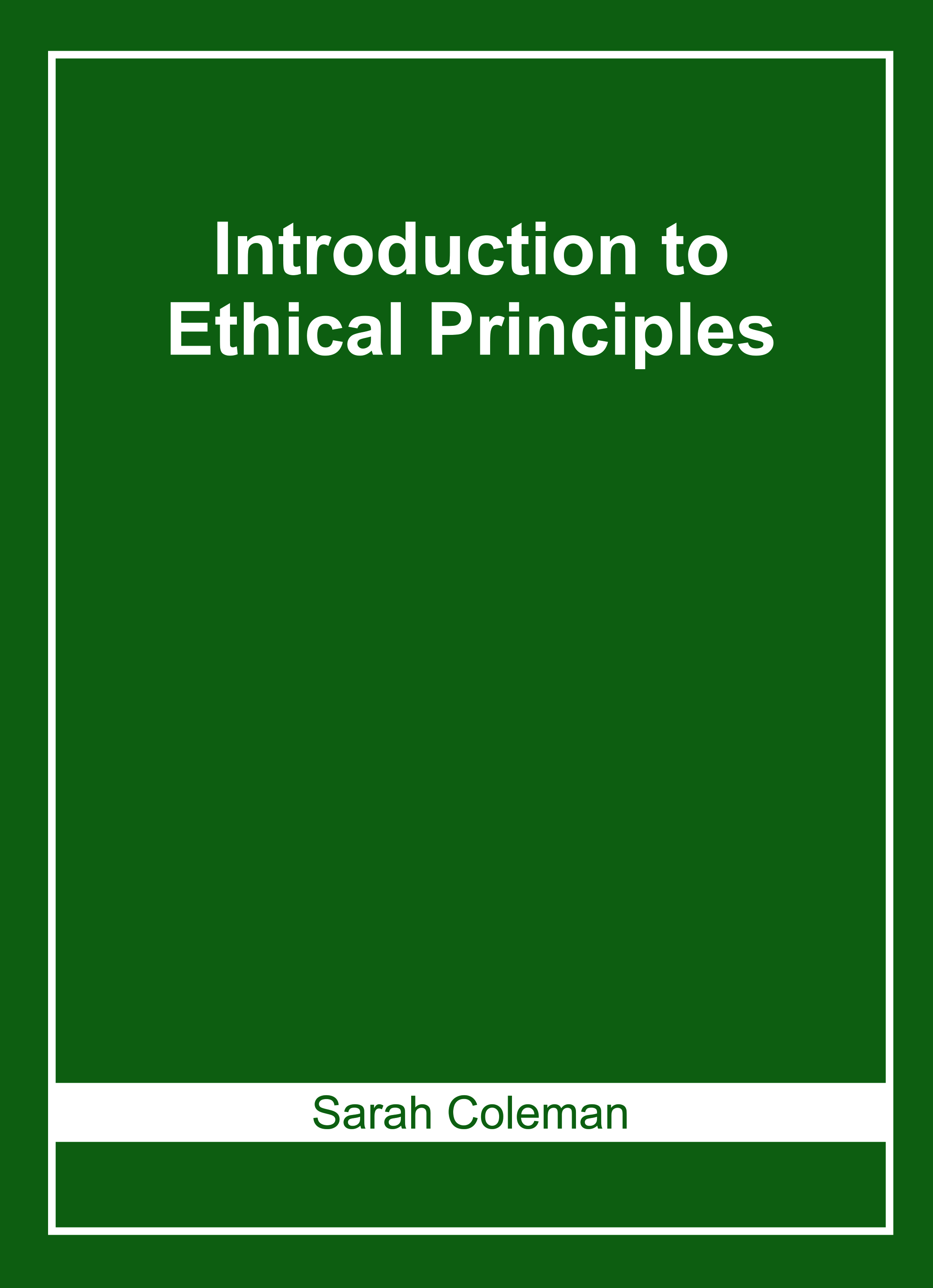 Introduction to Ethical Principles