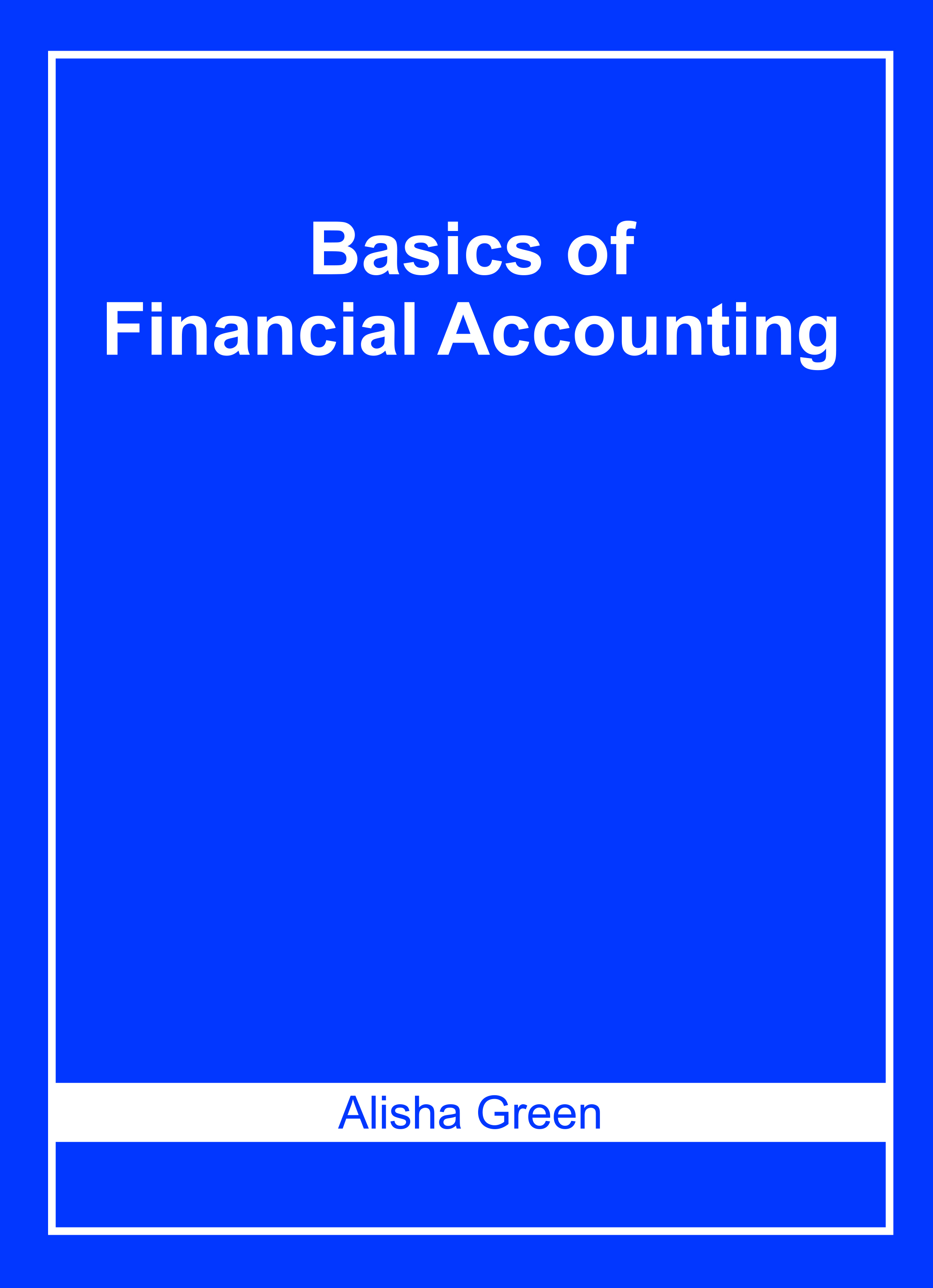 Basics of Financial Accounting