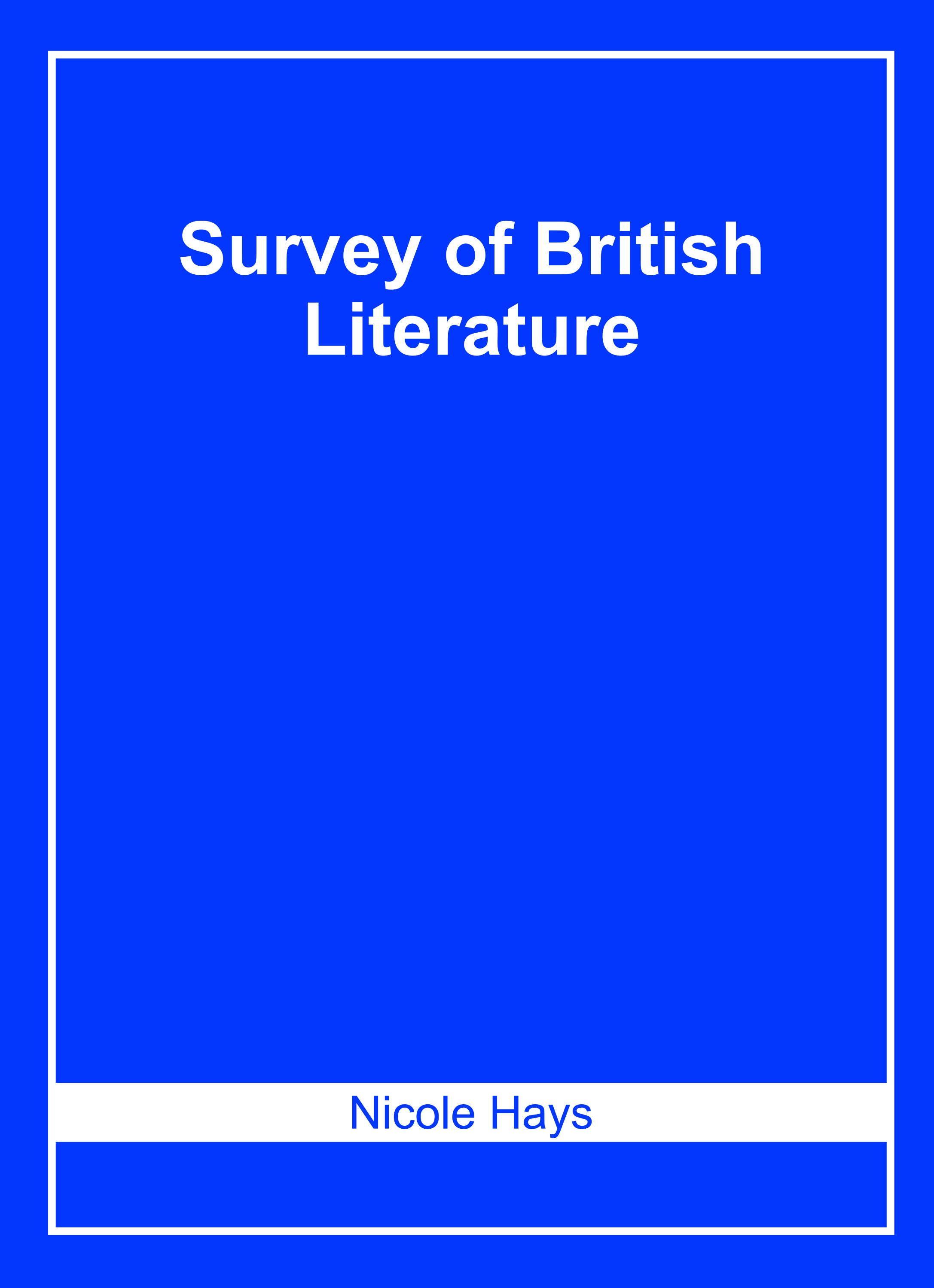 Survey of British Literature