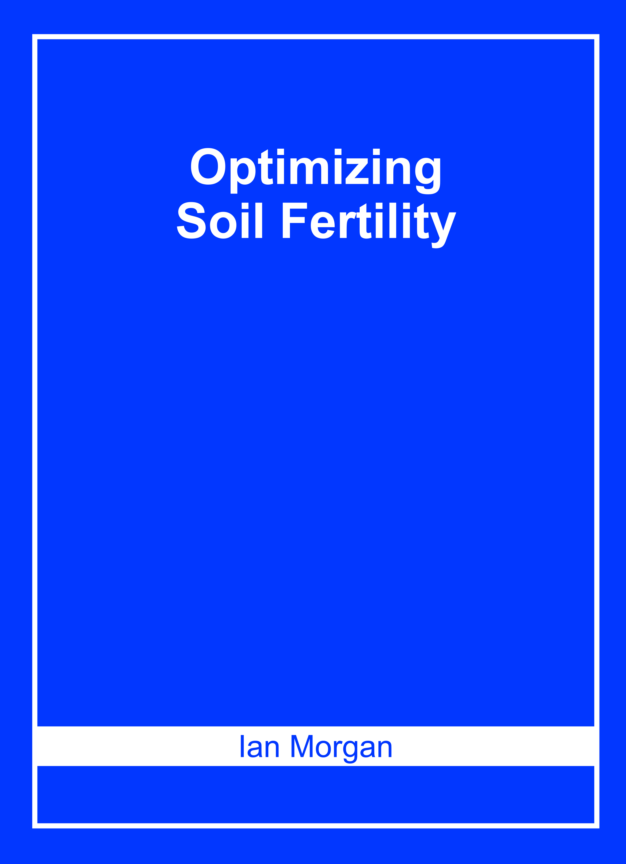 Optimizing Soil Fertility