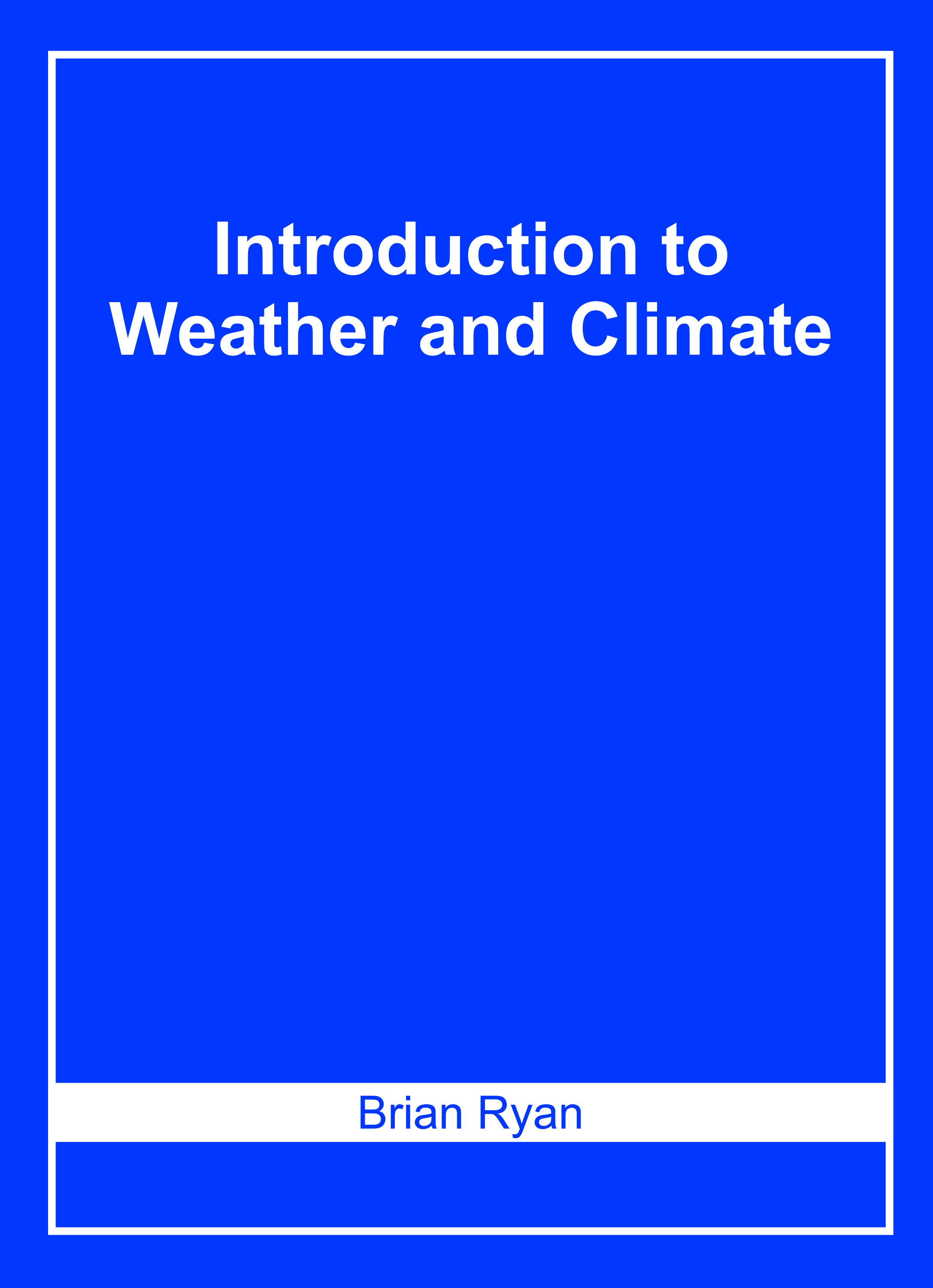 Introduction to Weather and Climate