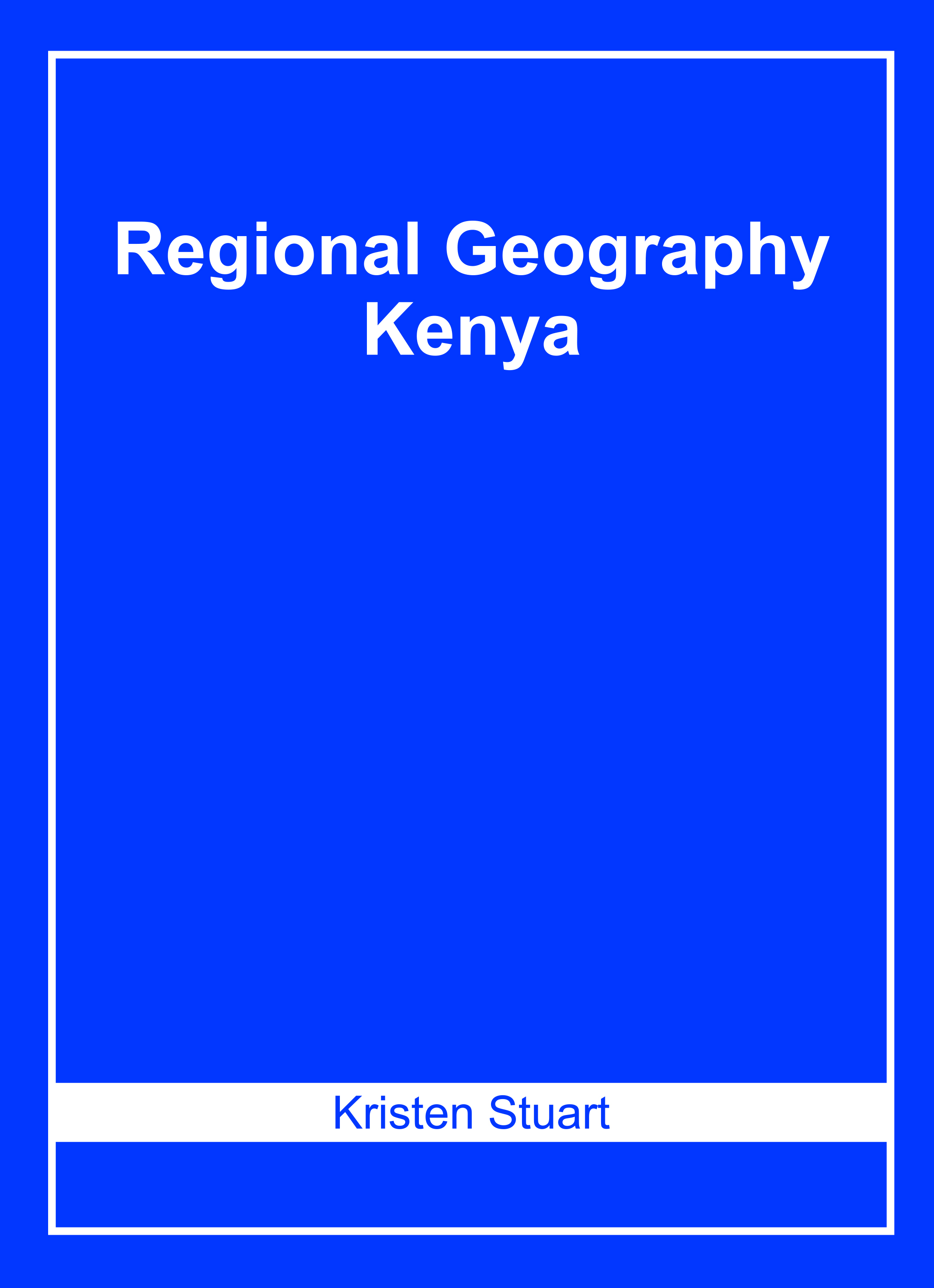 Regional Geography: Kenya
