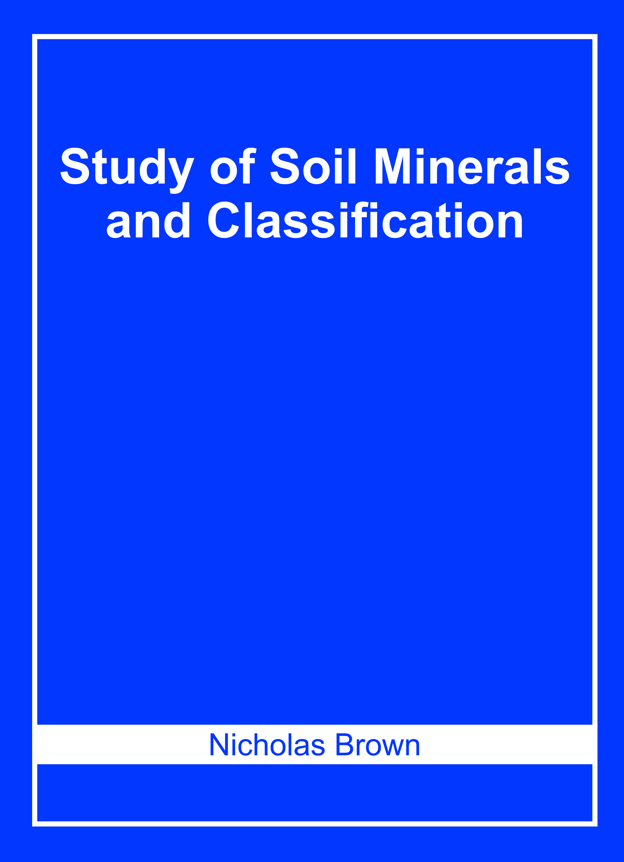 Study of Soil Minerals and Classification
