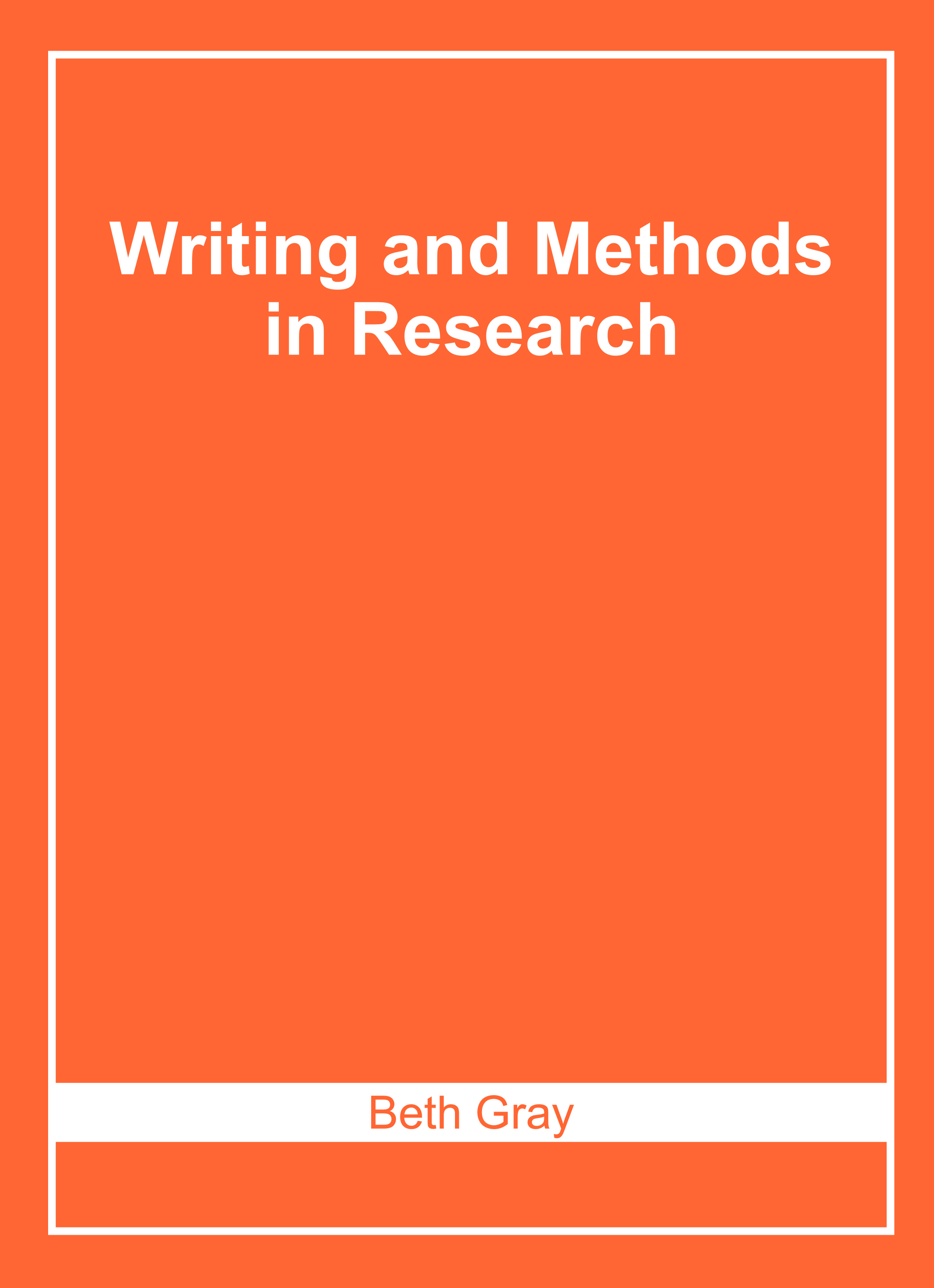 Writing and Methods in Research