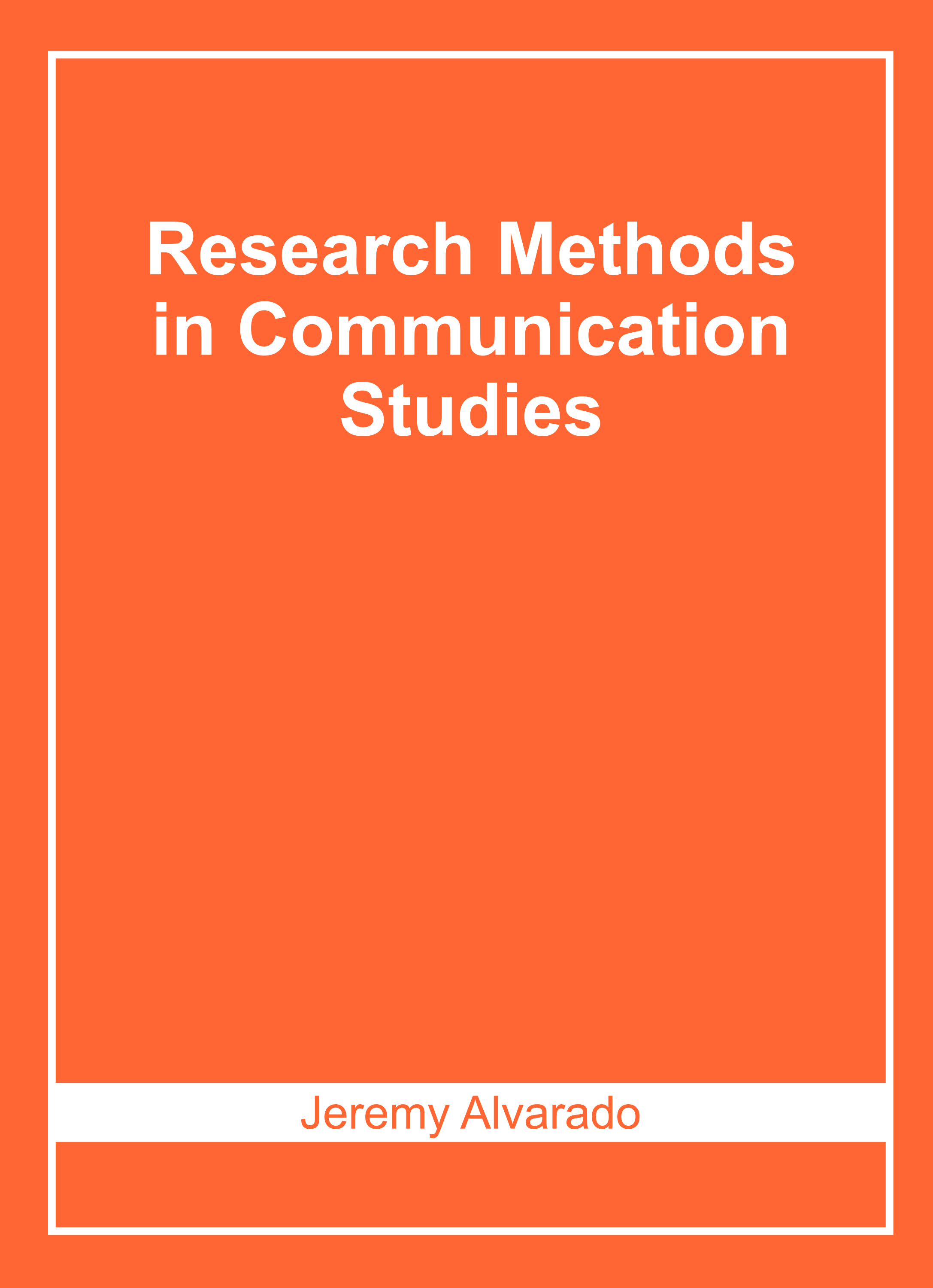 Research Methods in Communication Studies