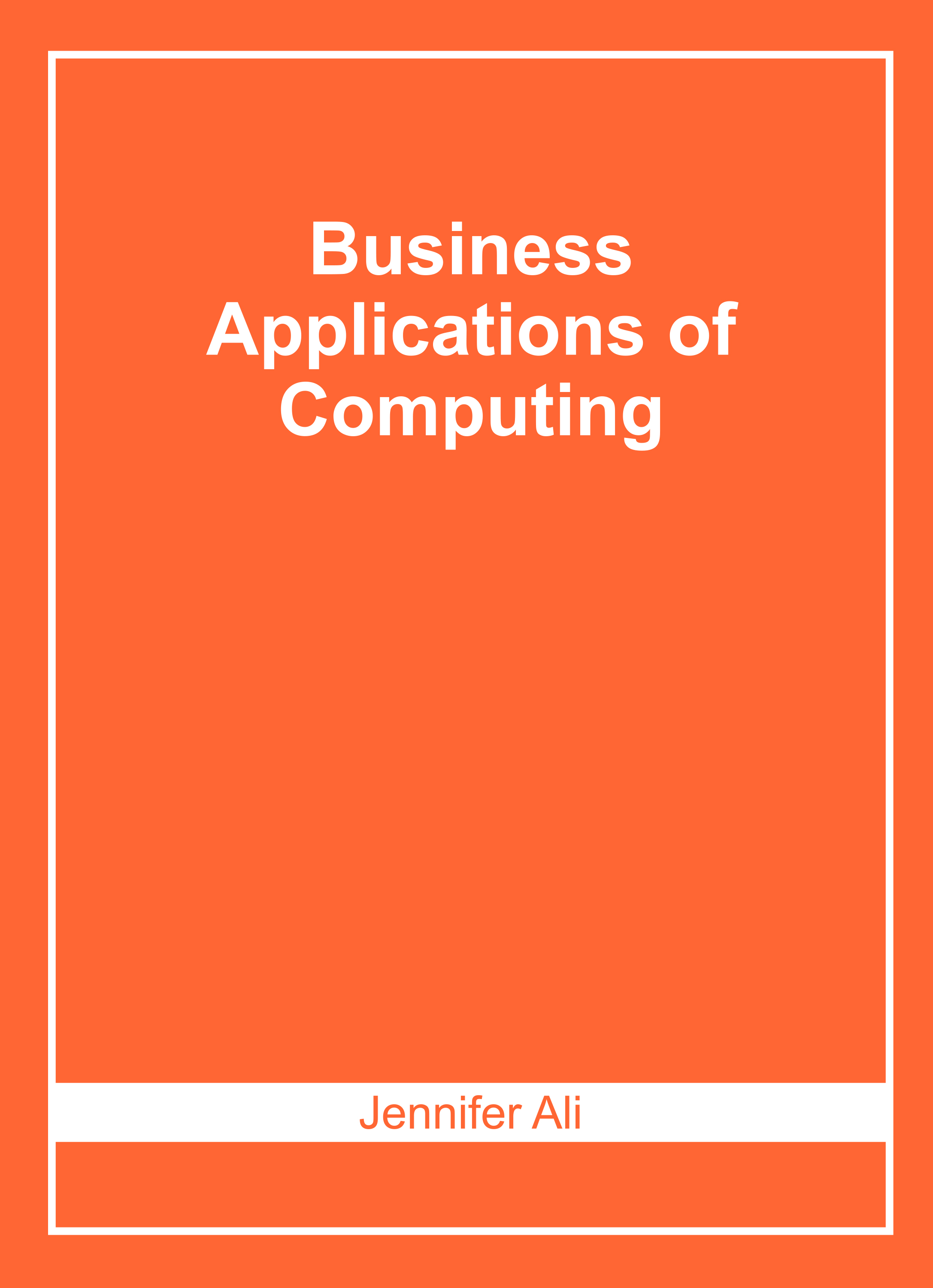 Business Applications of Computing