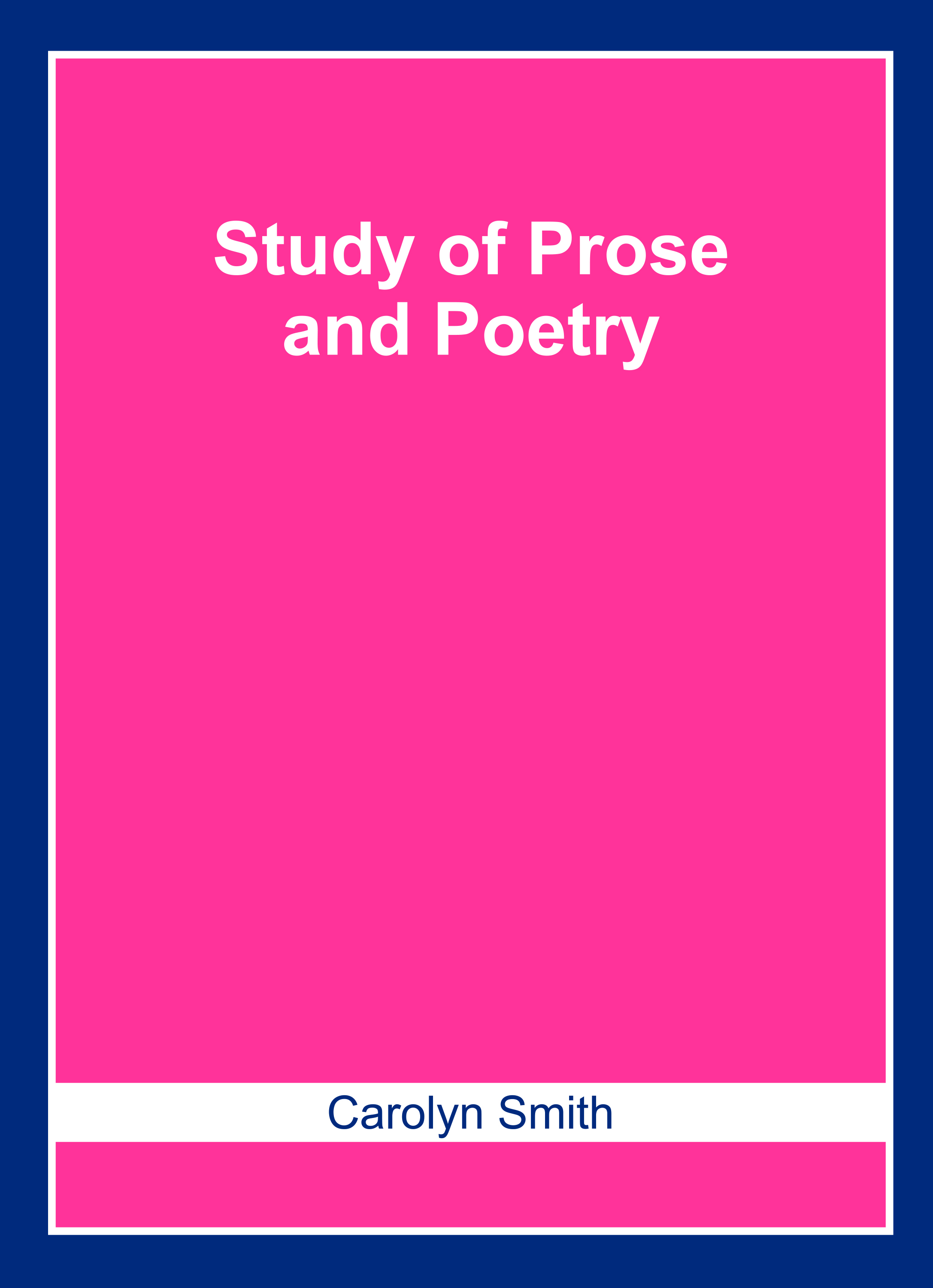 Study of Prose and Poetry