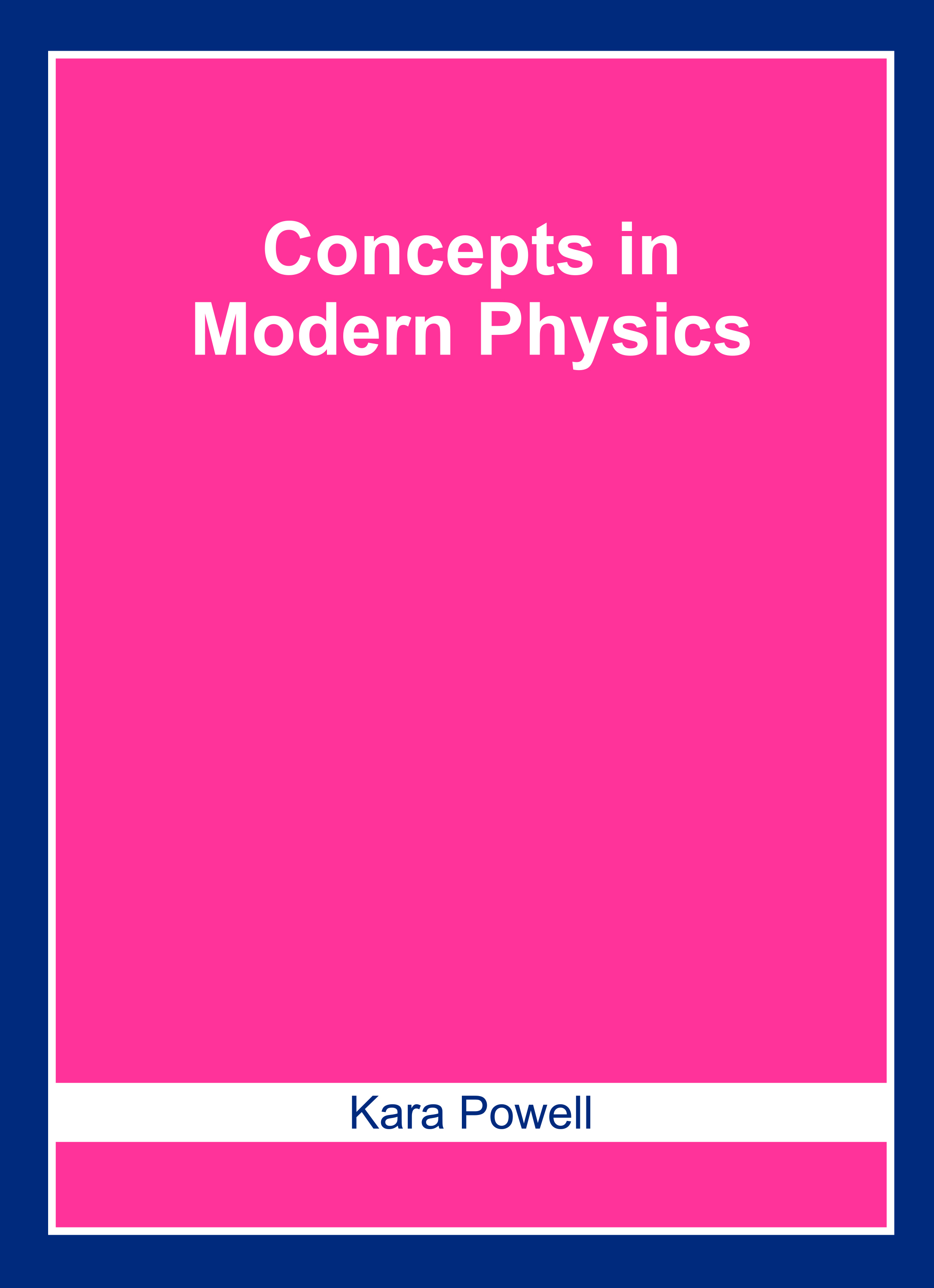 Concepts in Modern Physics