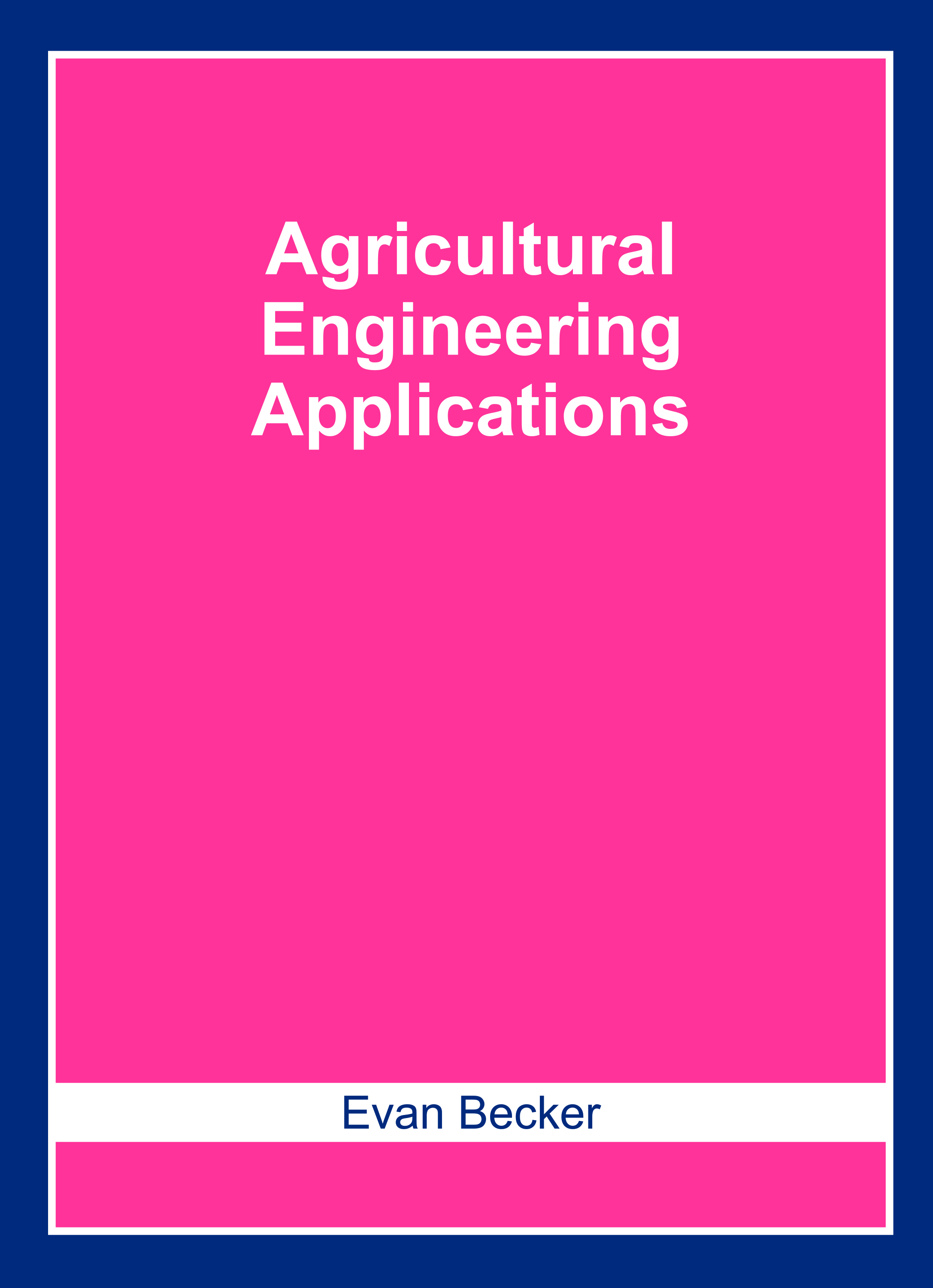 Agricultural Engineering Applications