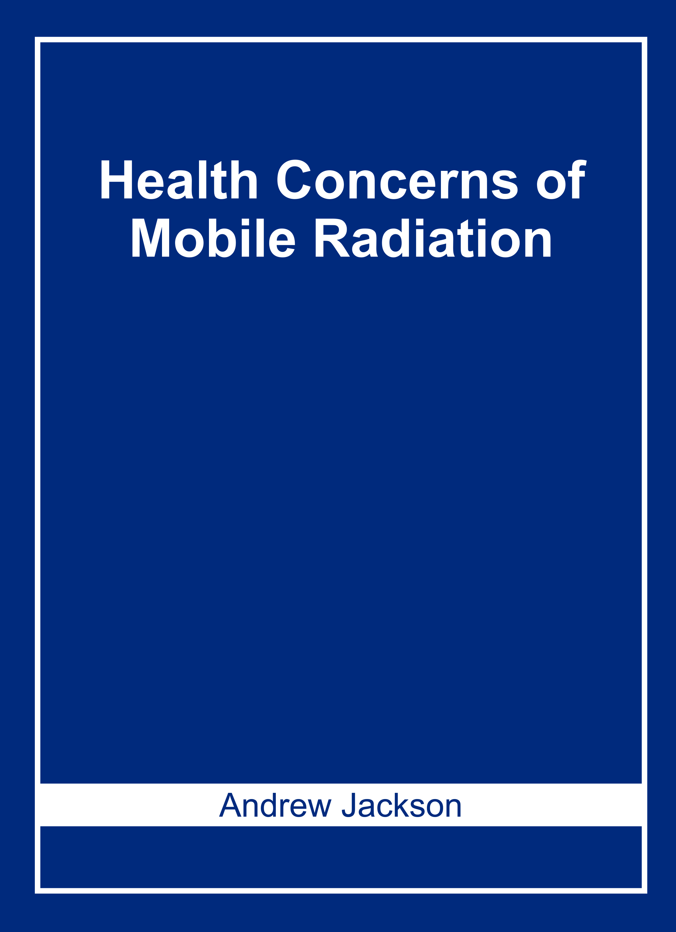 Health Concerns of Mobile Radiation