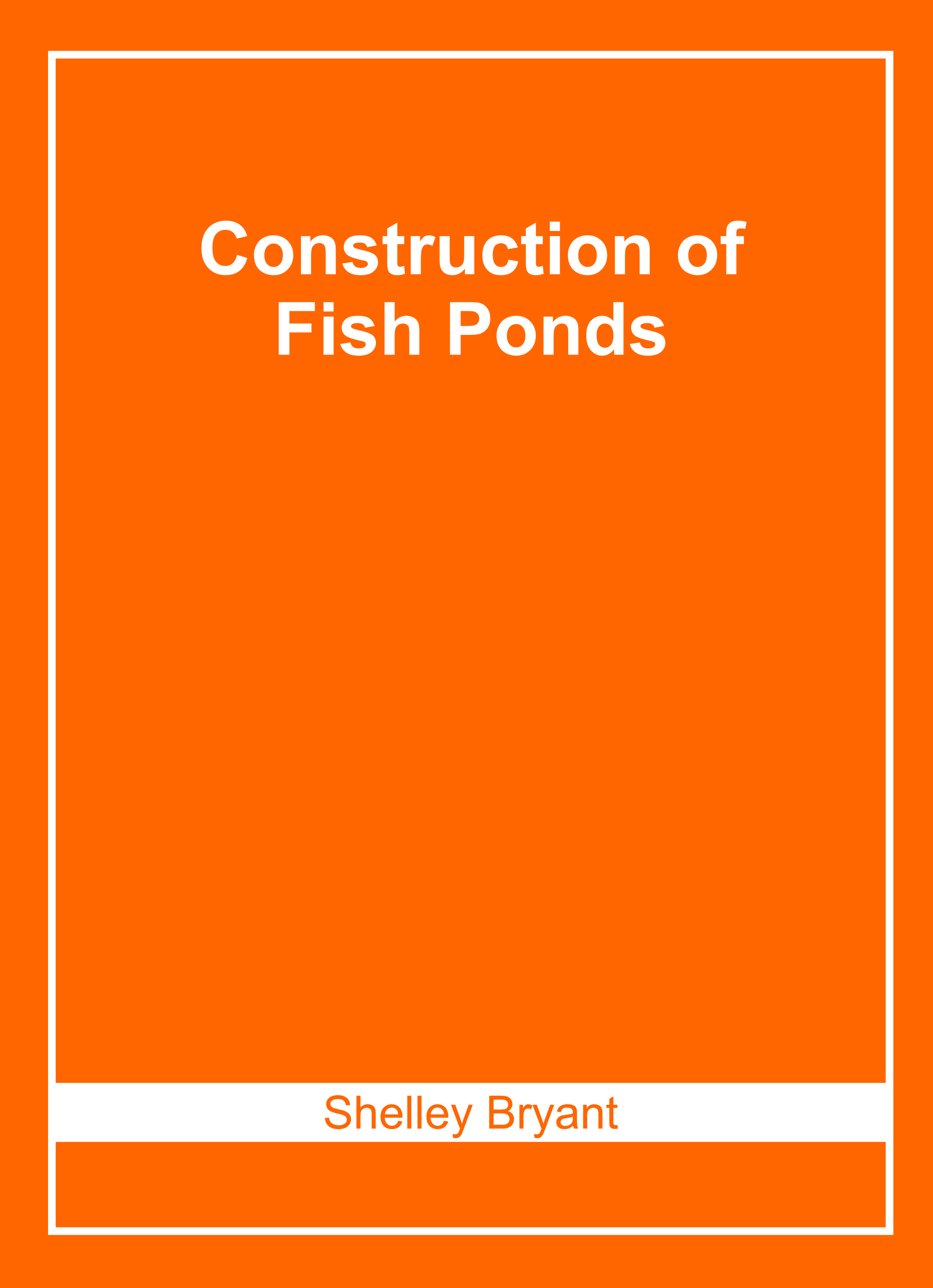 Construction of Fish Ponds