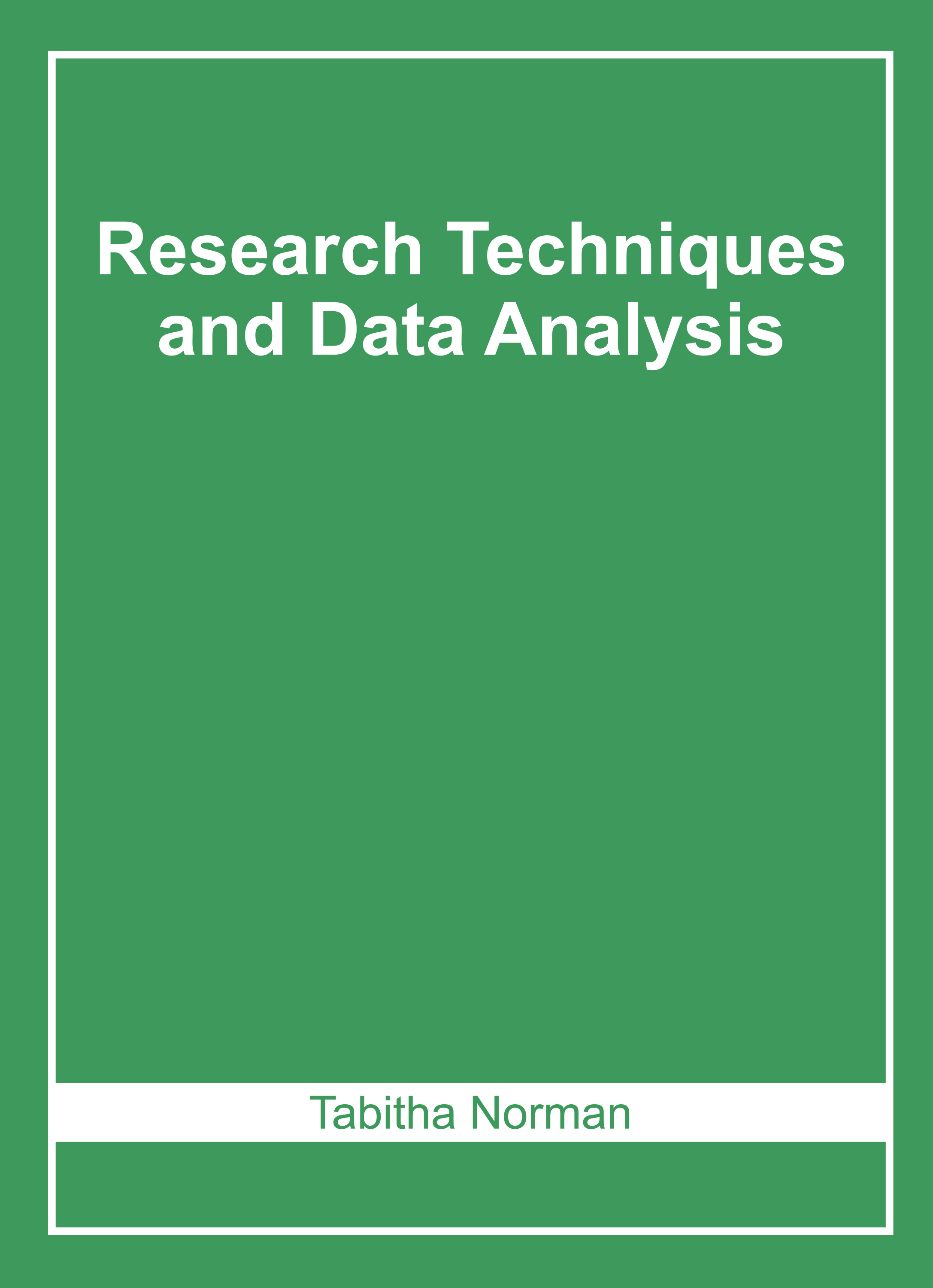 Research Techniques and Data Analysis