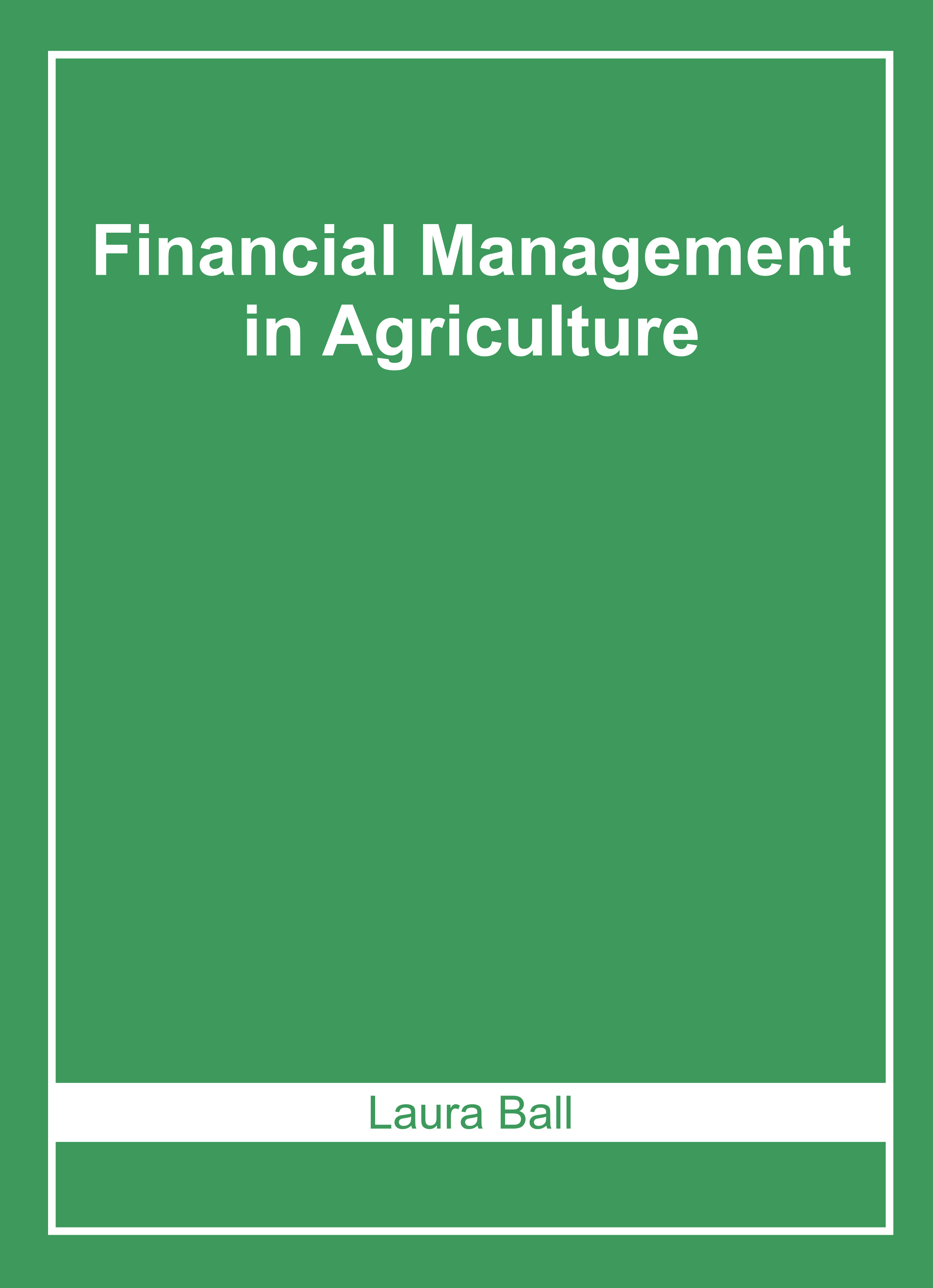 Financial Management in Agriculture
