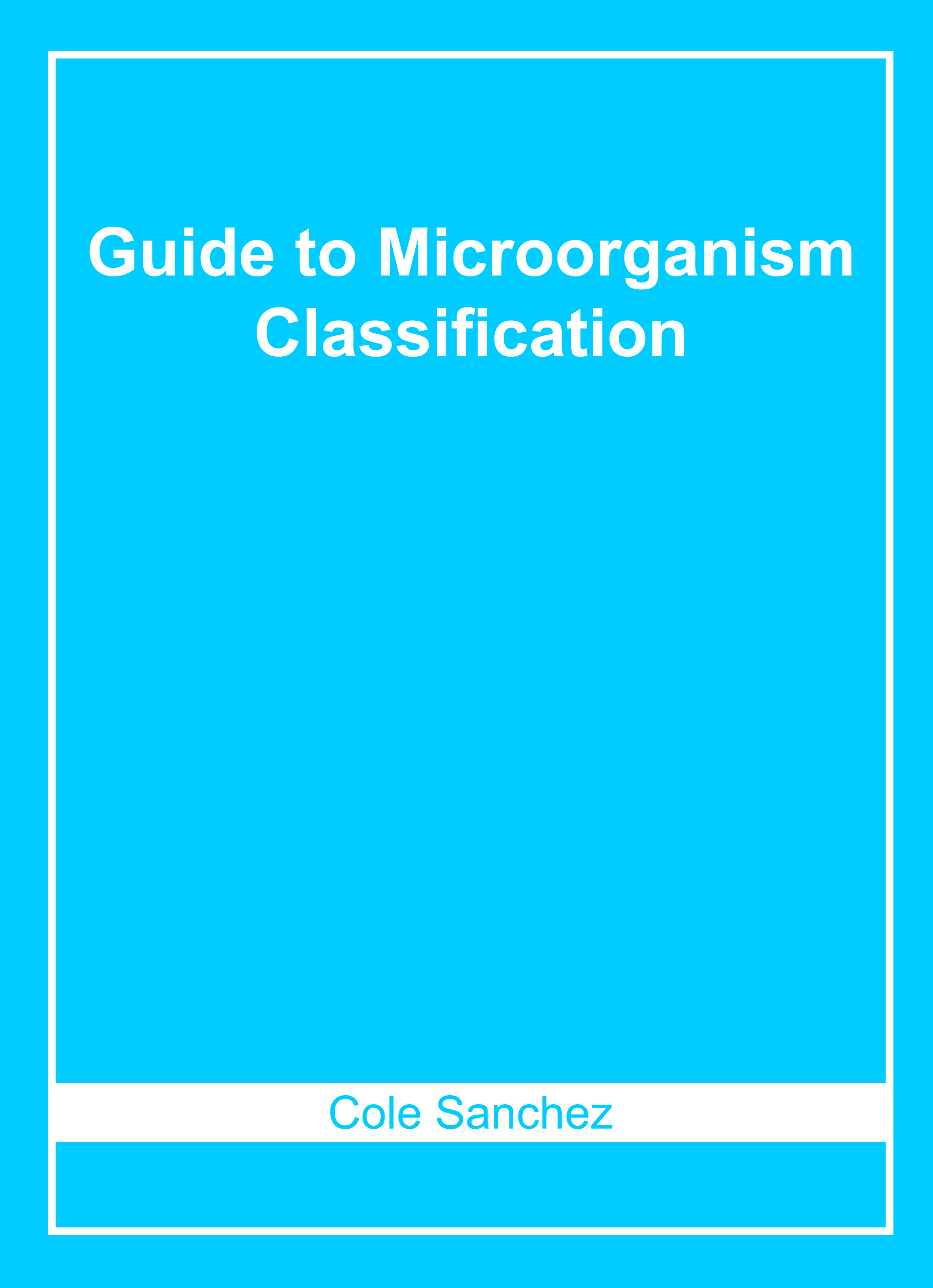 Guide to Microorganism Classification