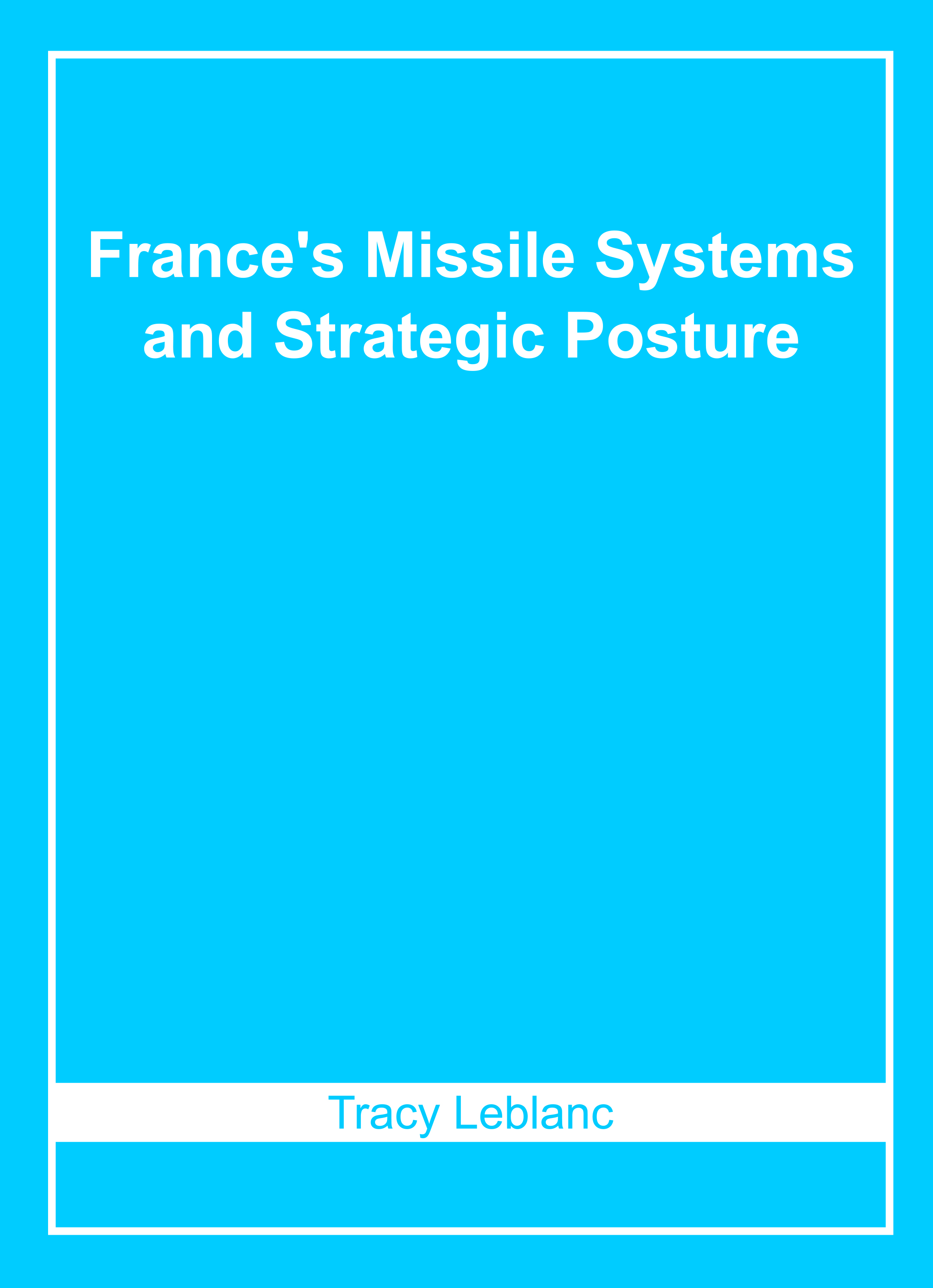 France'S Missile Systems and Strategic Posture