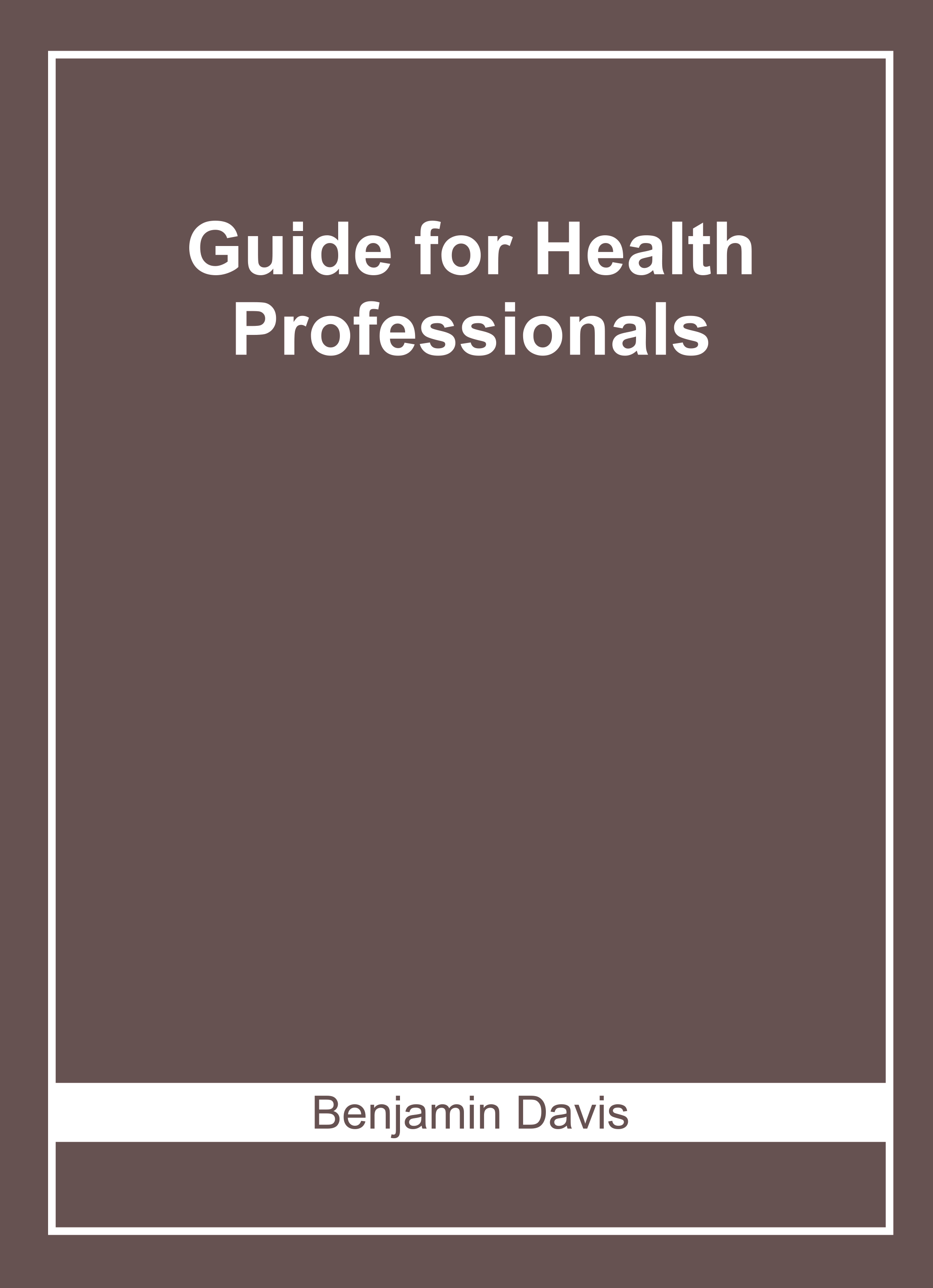Guide for Health Professionals