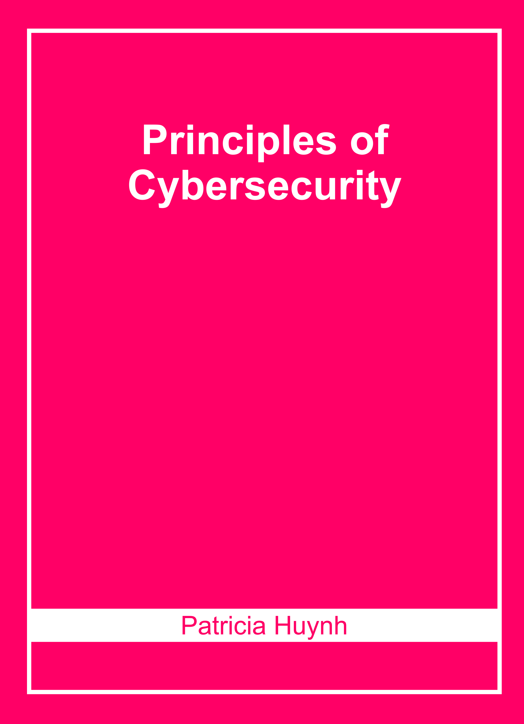 Principles of Cybersecurity