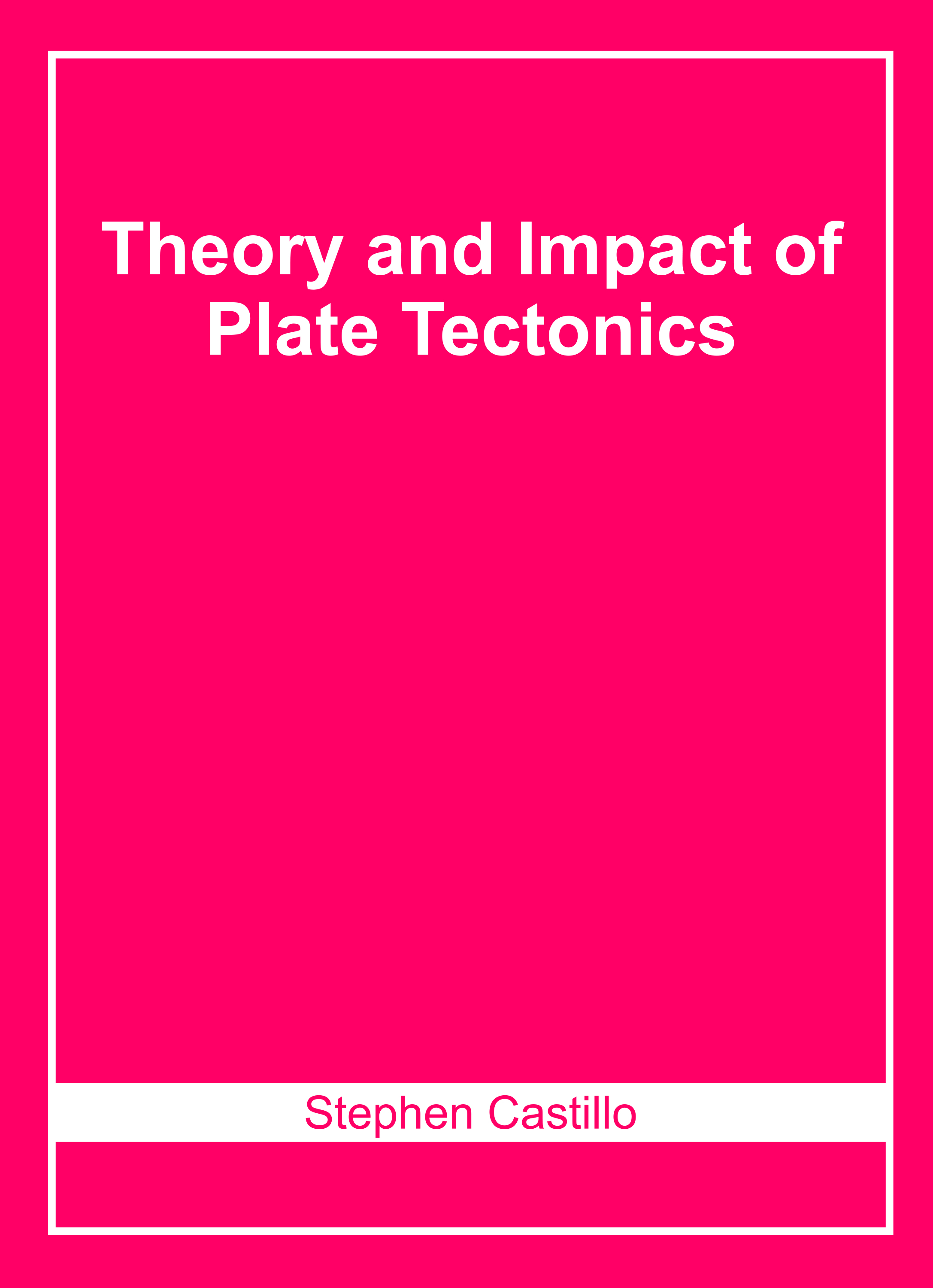 Theory and Impact of Plate Tectonics
