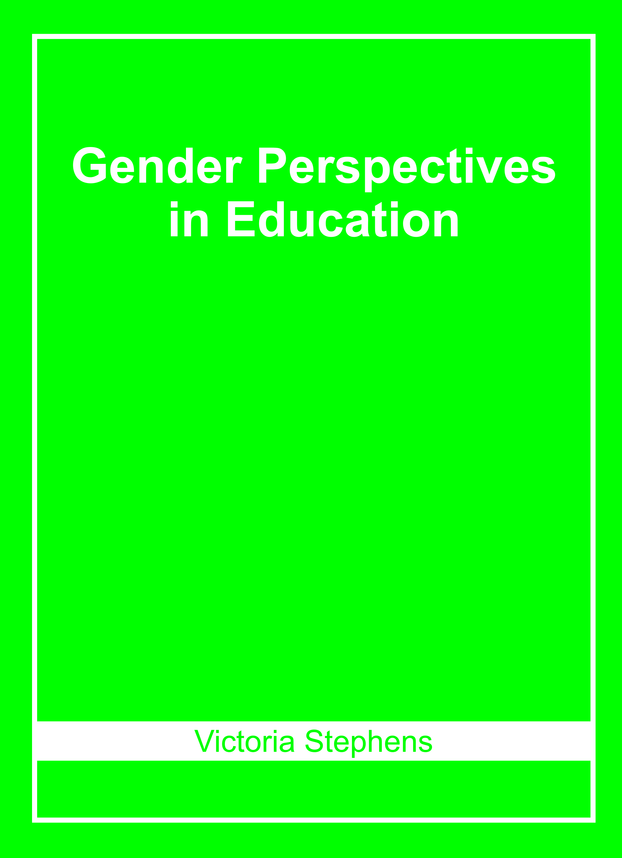 Gender Perspectives in Education