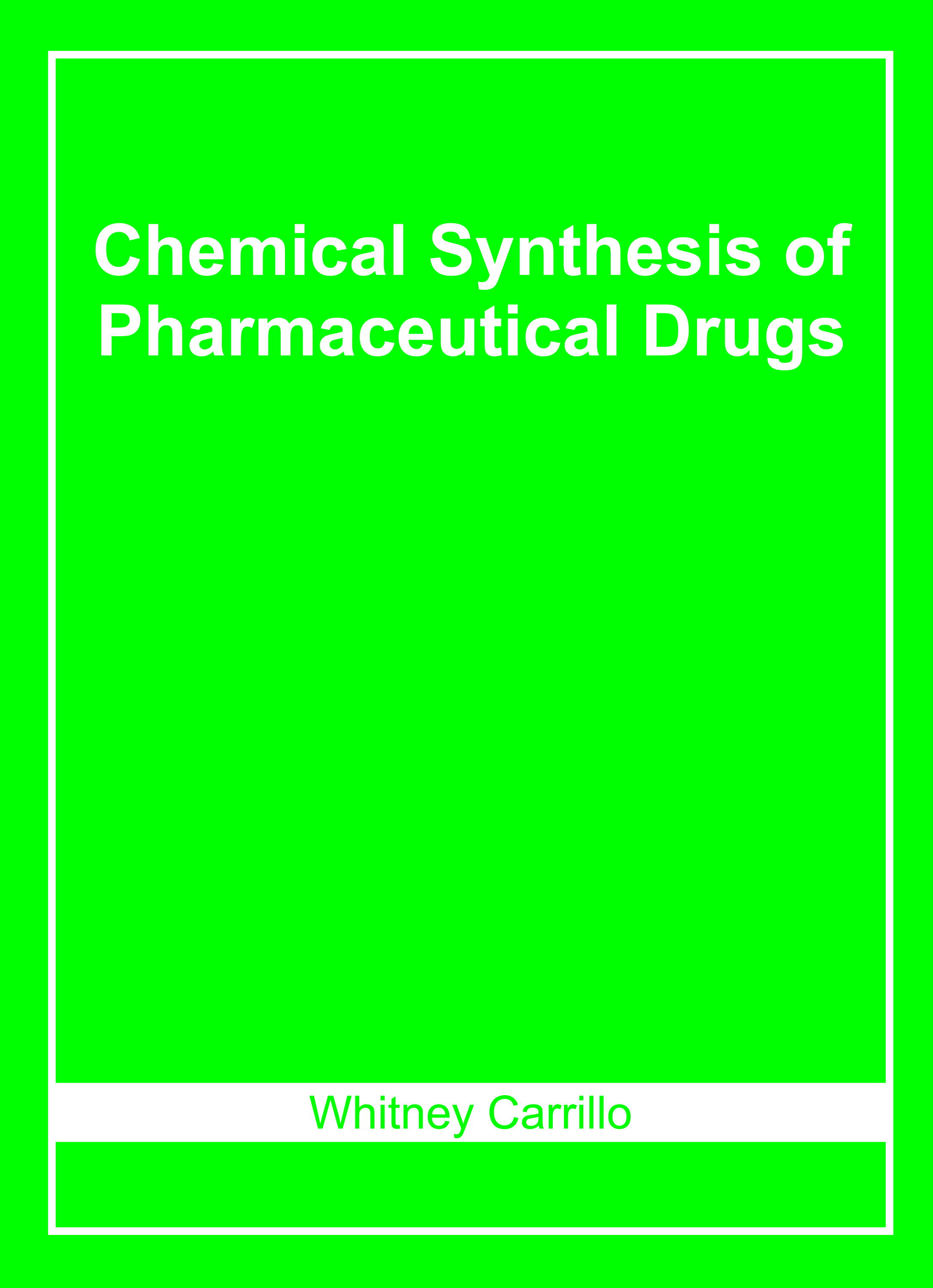 Chemical Synthesis of Pharmaceutical Drugs