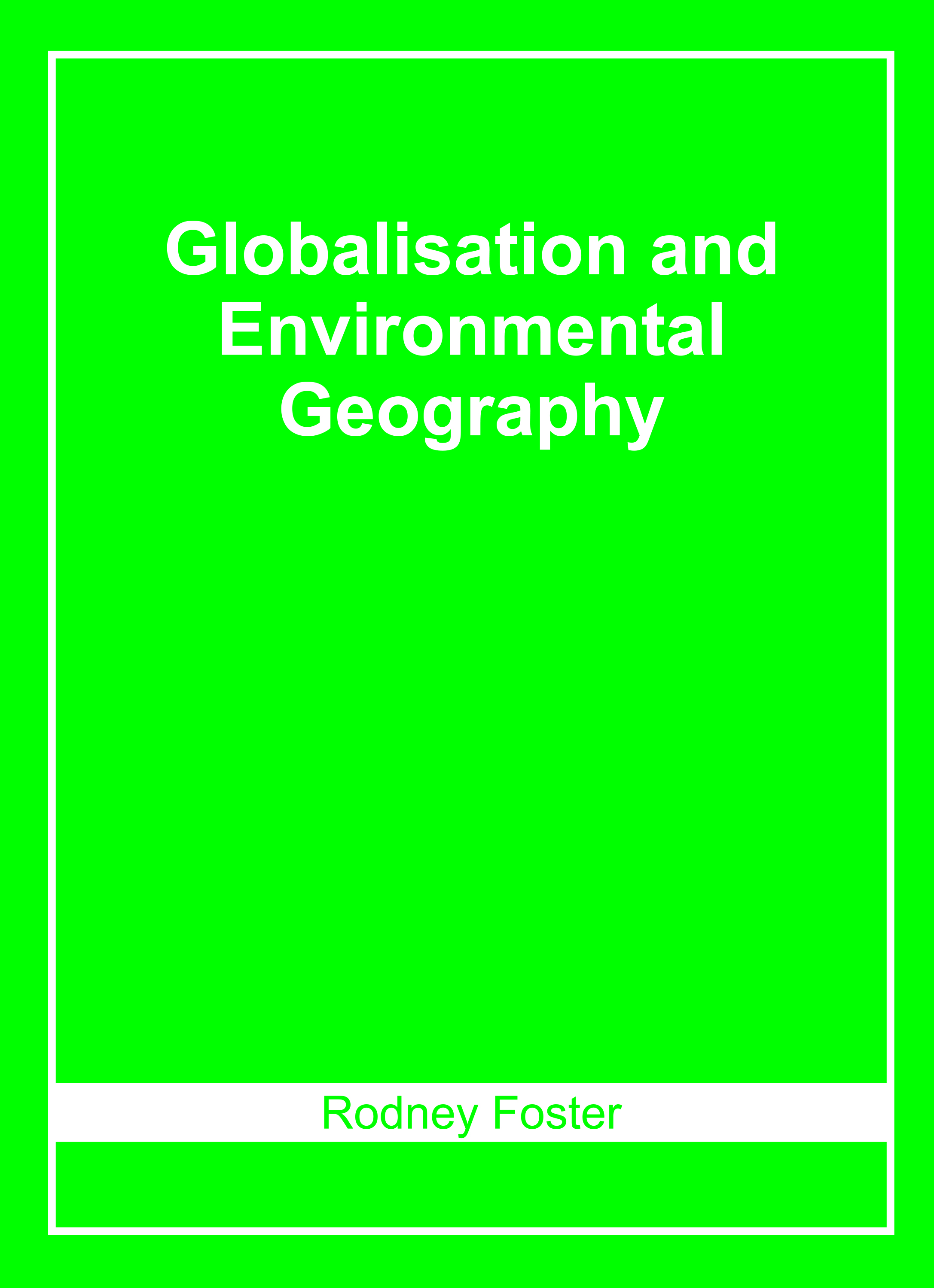 Globalisation and Environmental Geography