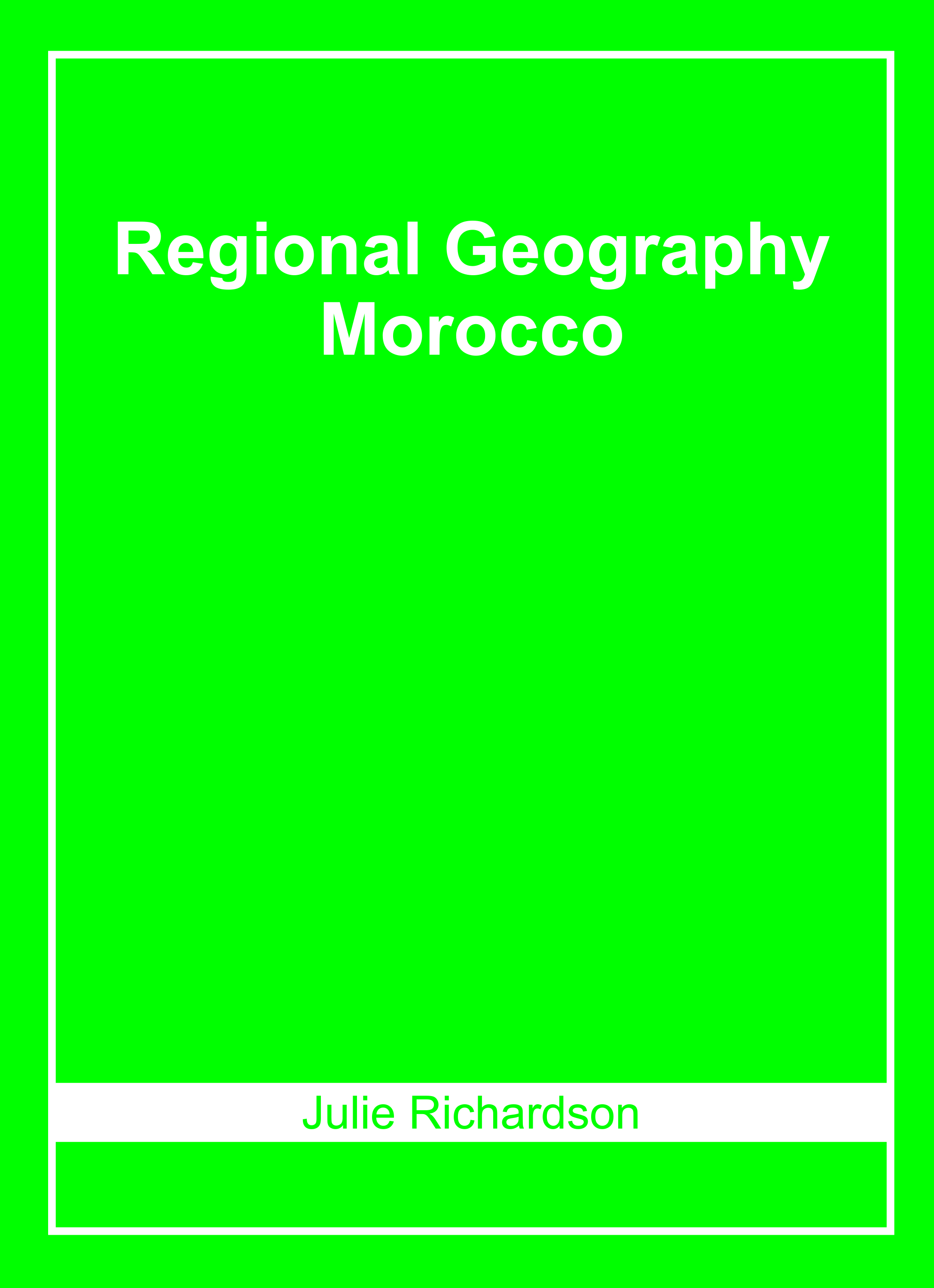 Regional Geography: Morocco