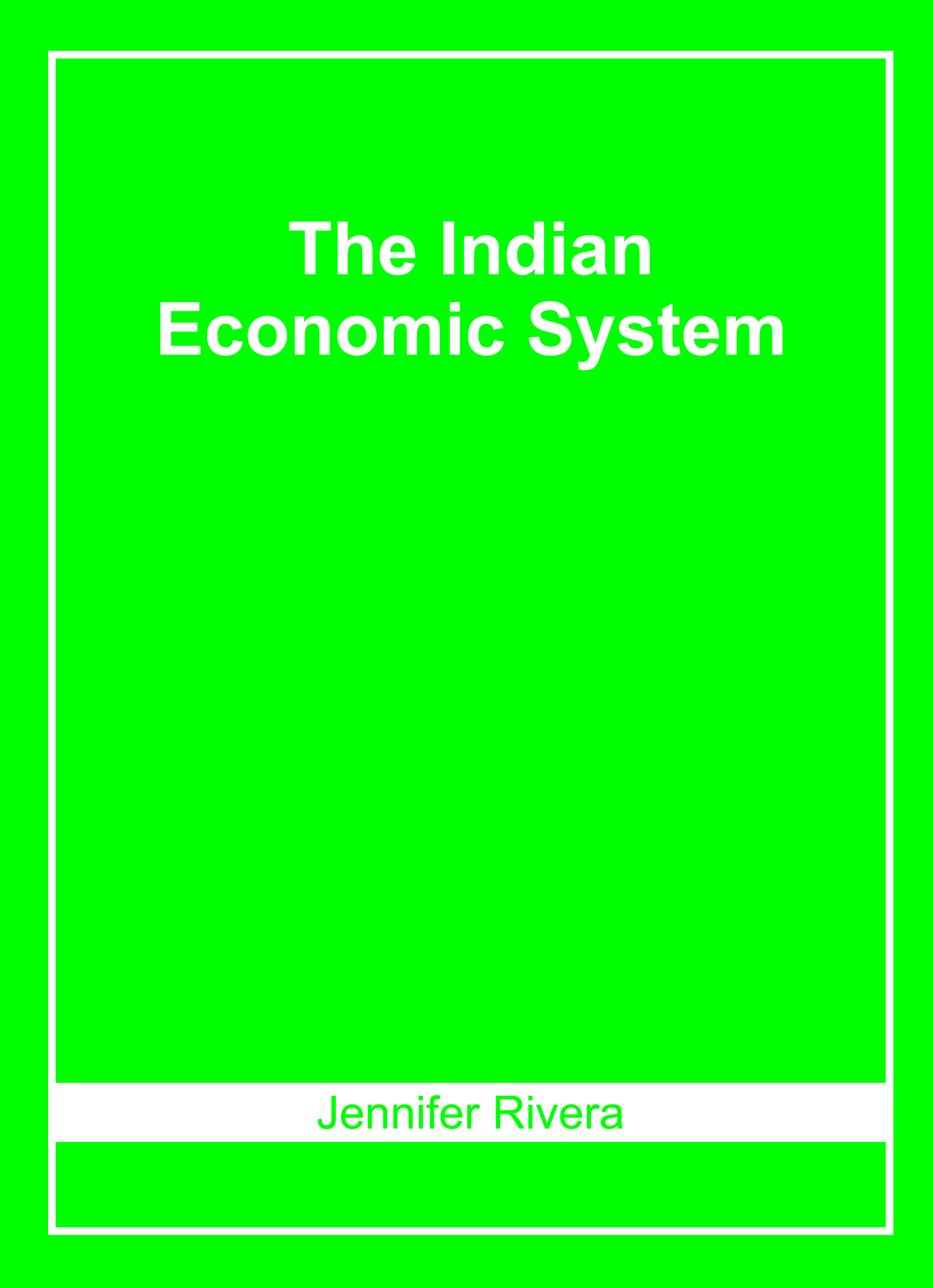 The Indian Economic System