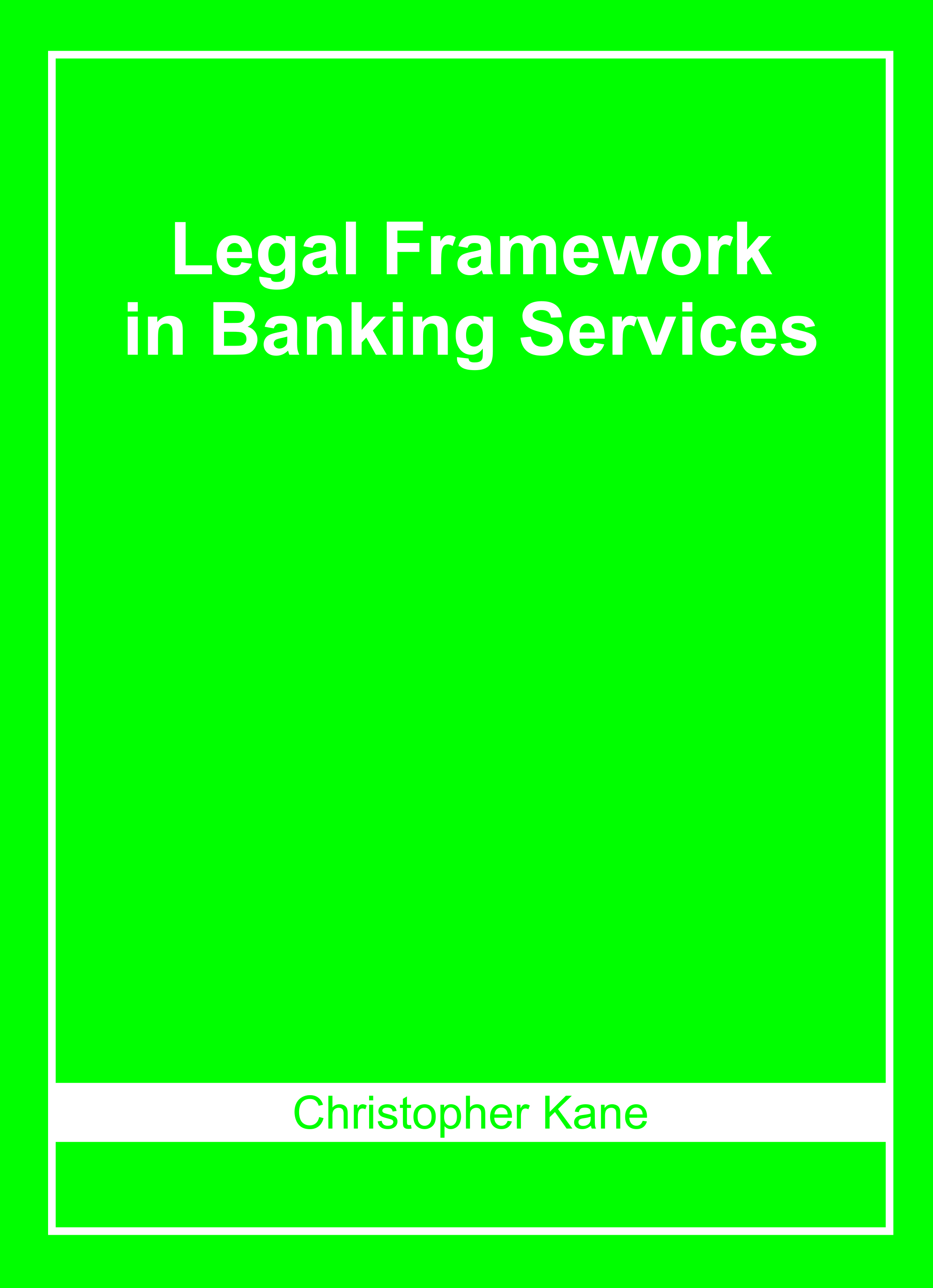 Legal Framework in Banking Services