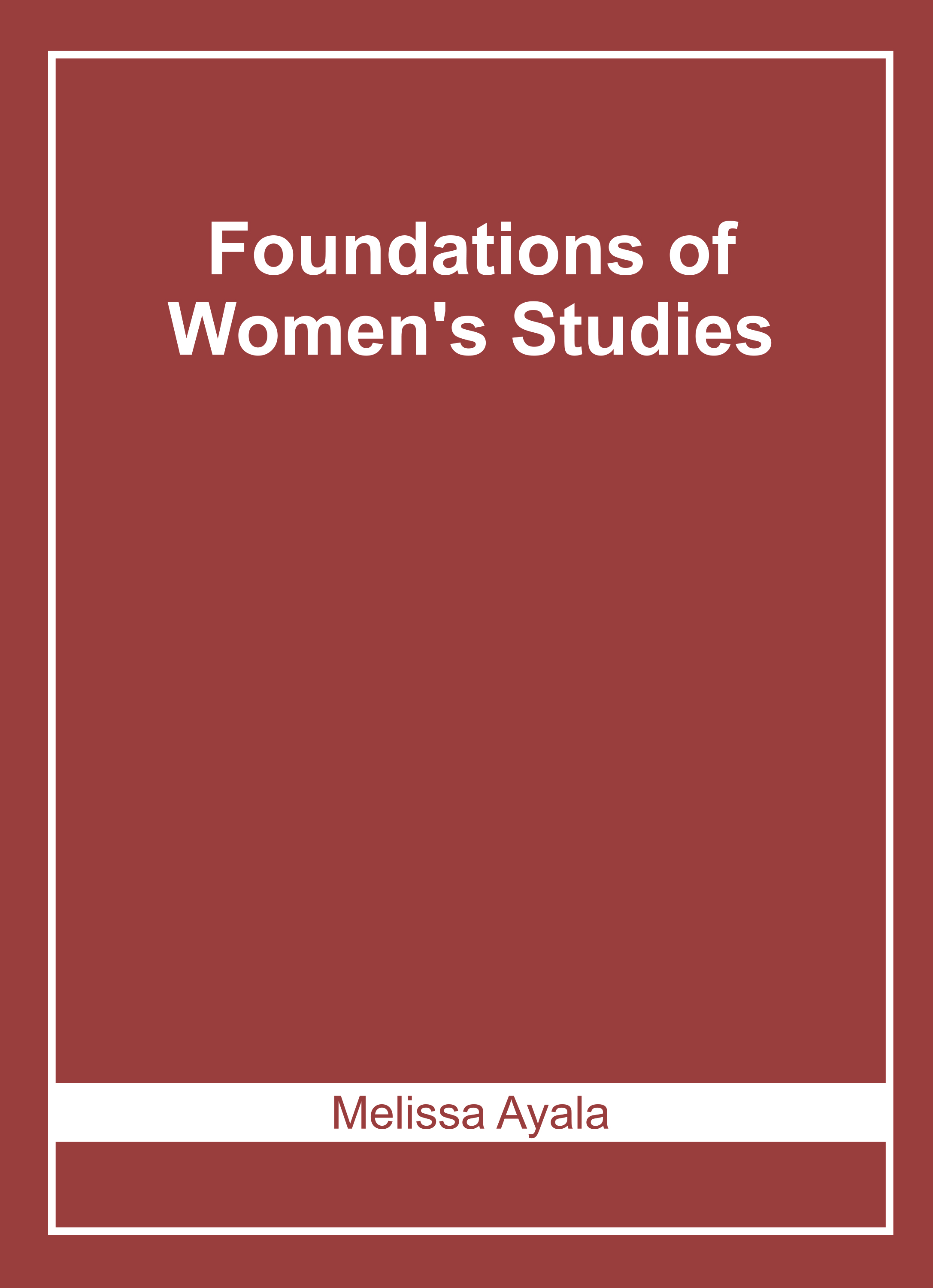 Foundations of Women'S Studies