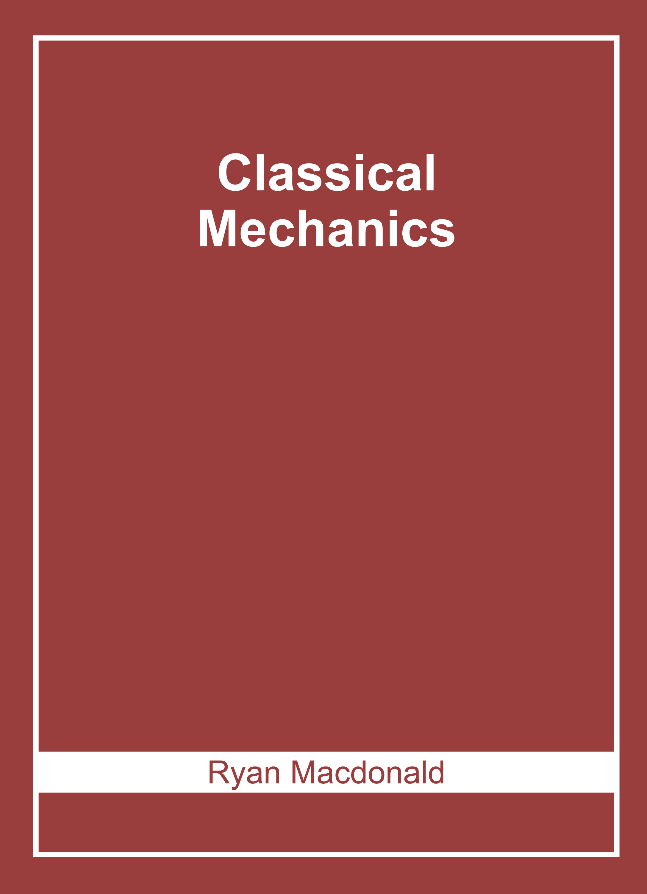 Classical Mechanics