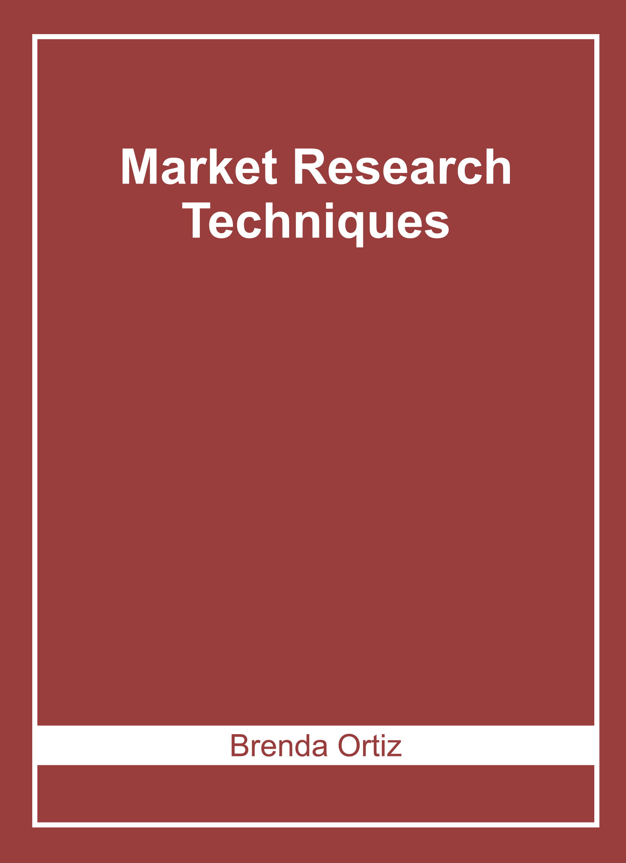 Market Research Techniques