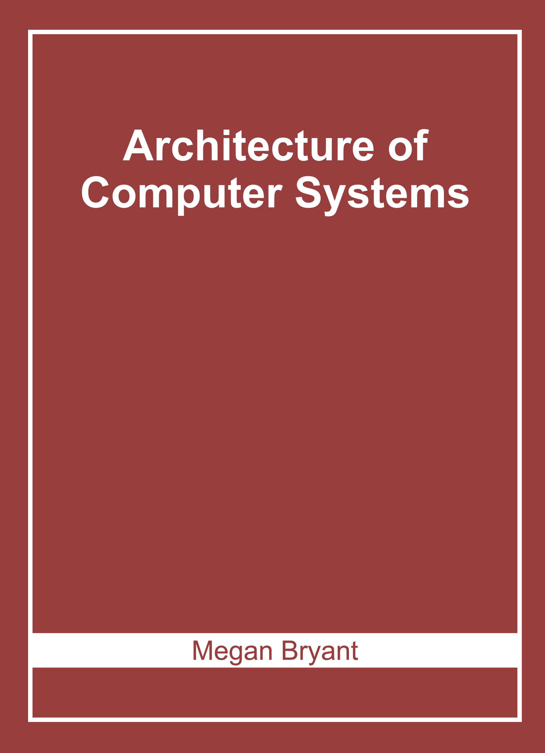 Architecture of Computer Systems