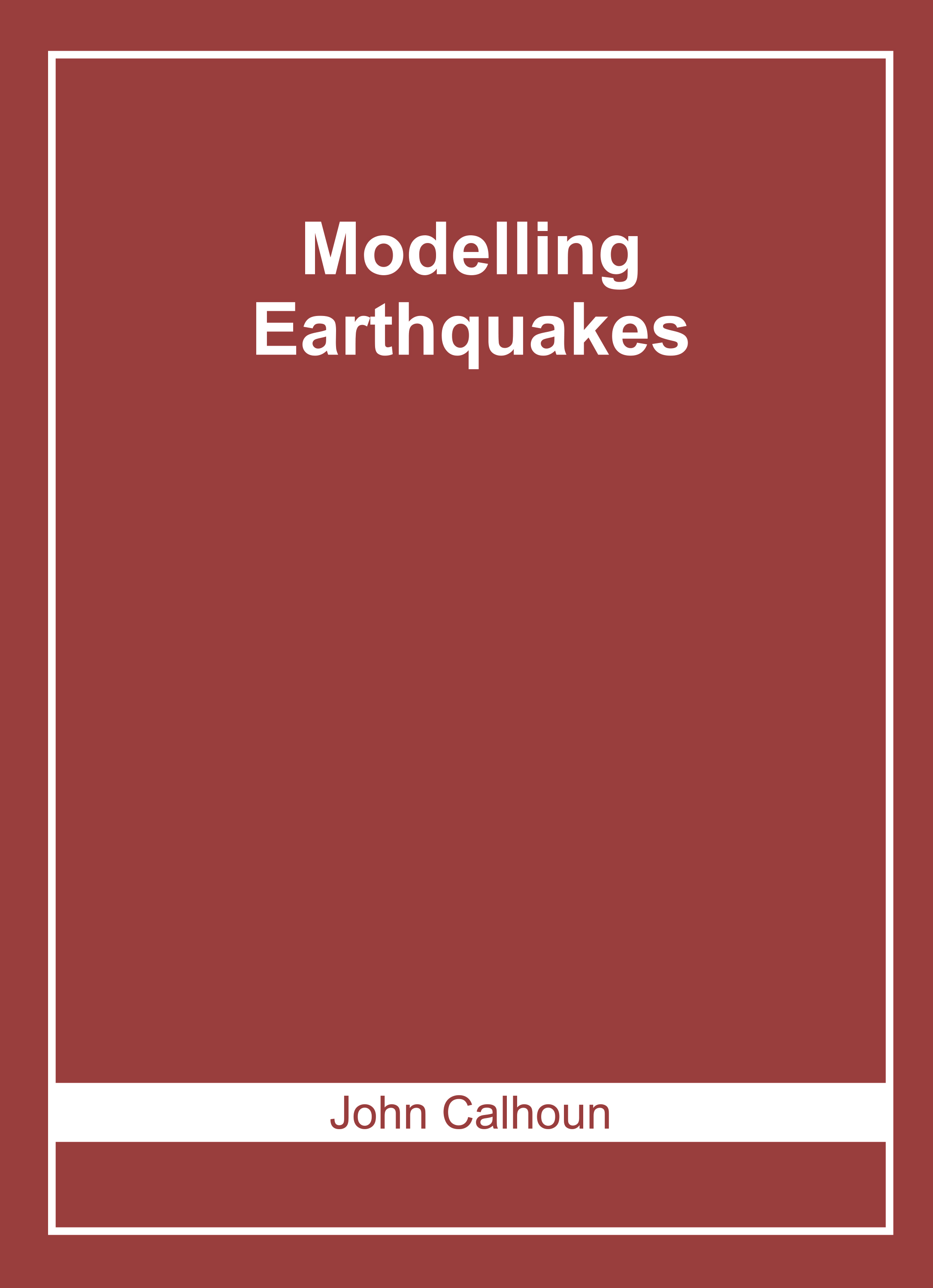 Modelling Earthquakes