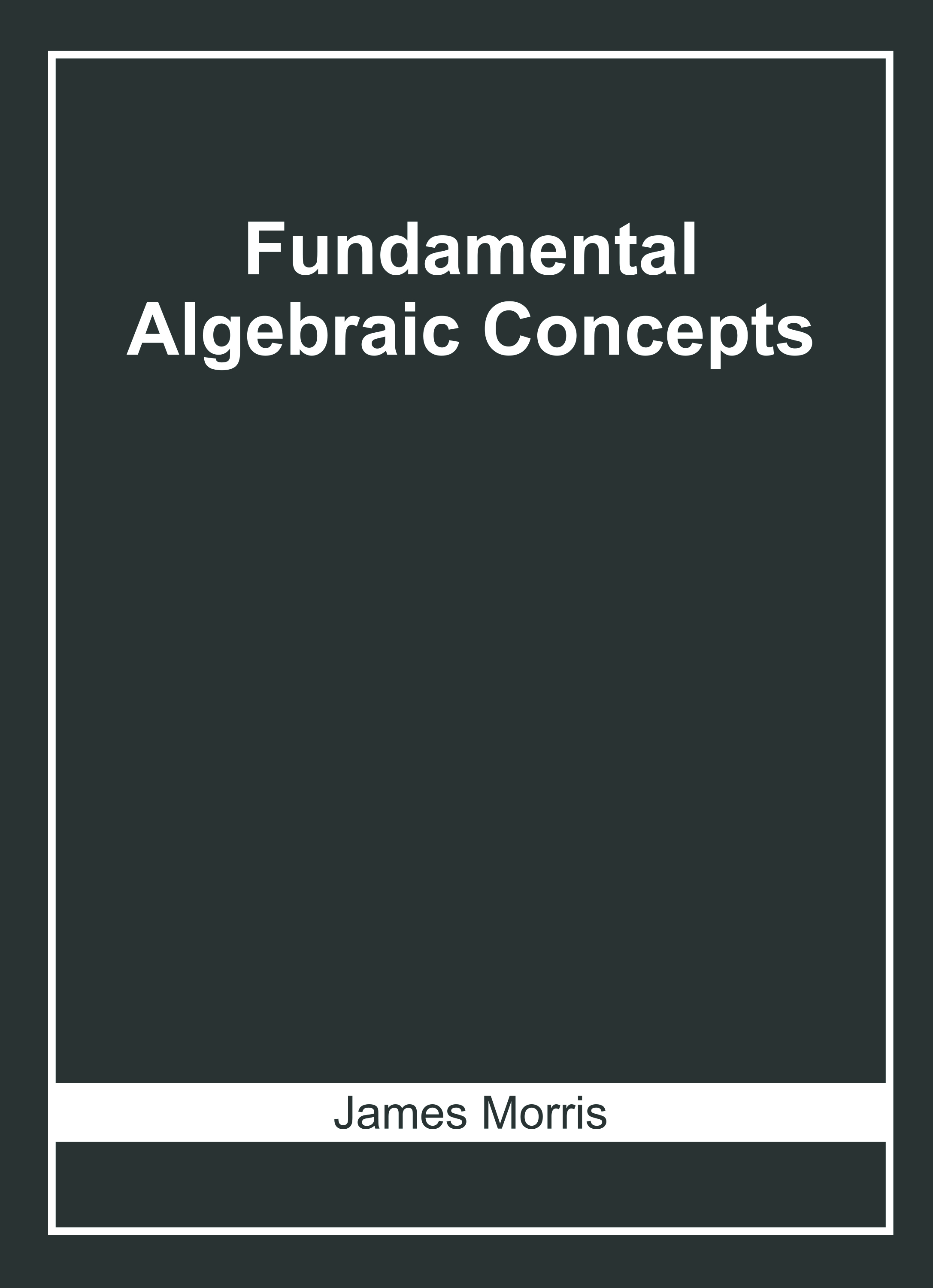 Fundamental Algebraic Concepts