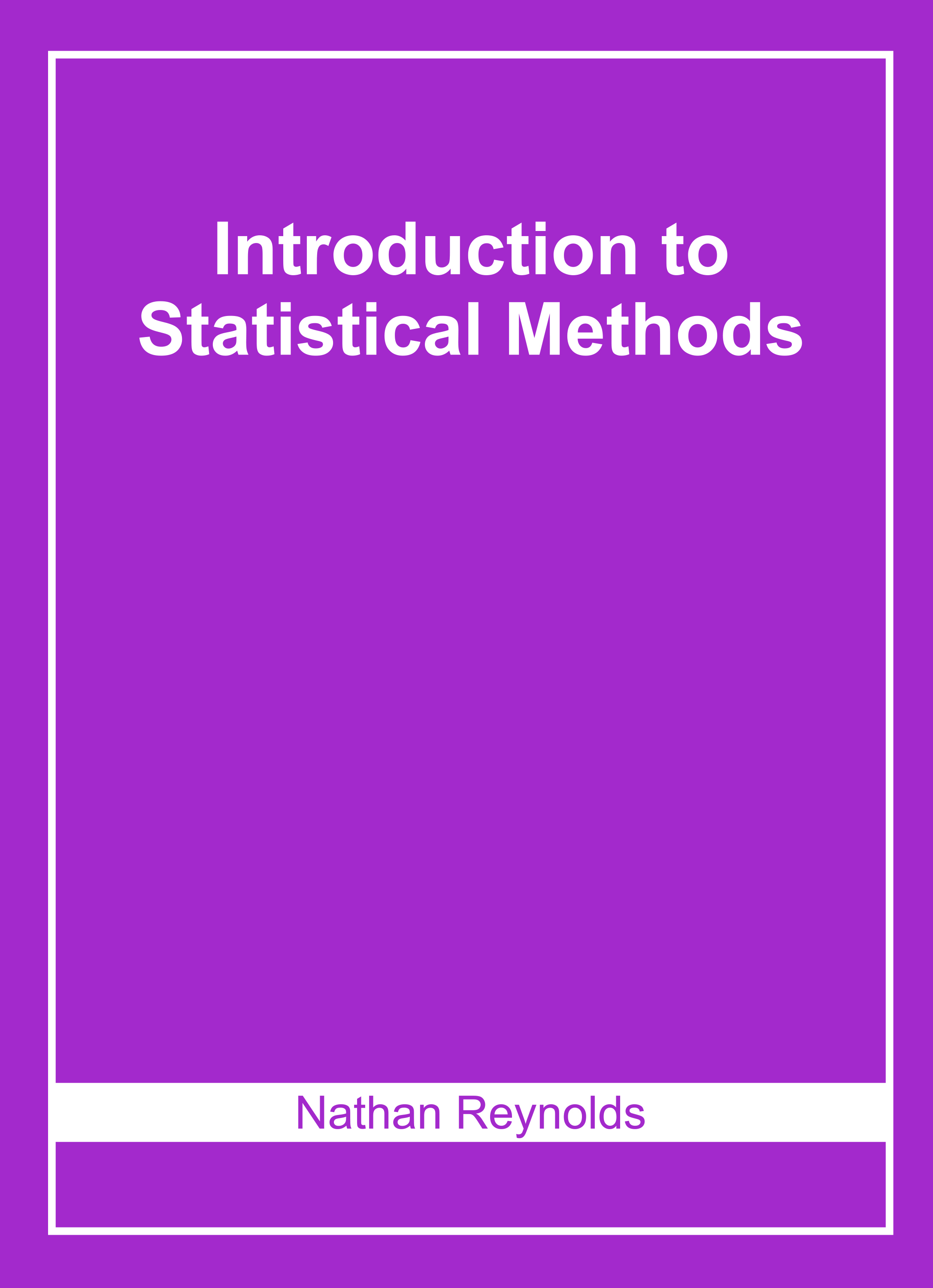 Introduction to Statistical Methods