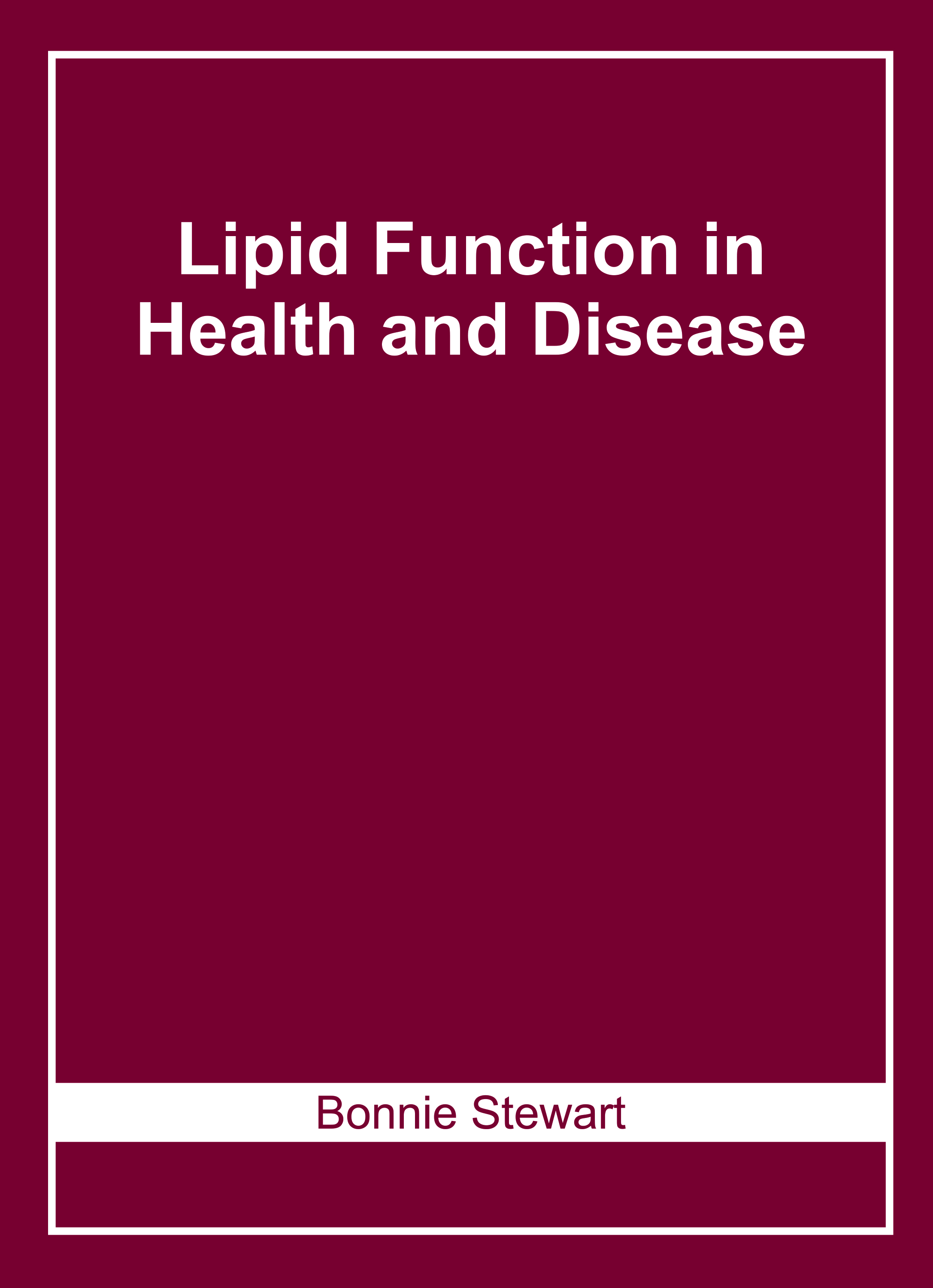 Lipid Function in Health and Disease